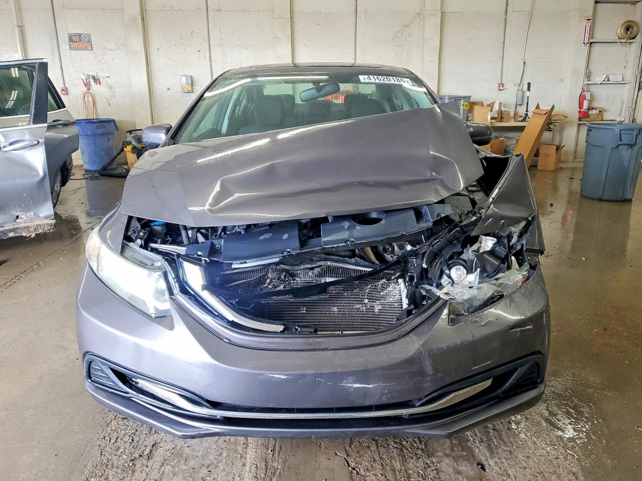 2015 Honda Civic Ex Gray vin: 19XFB2F89FE203255