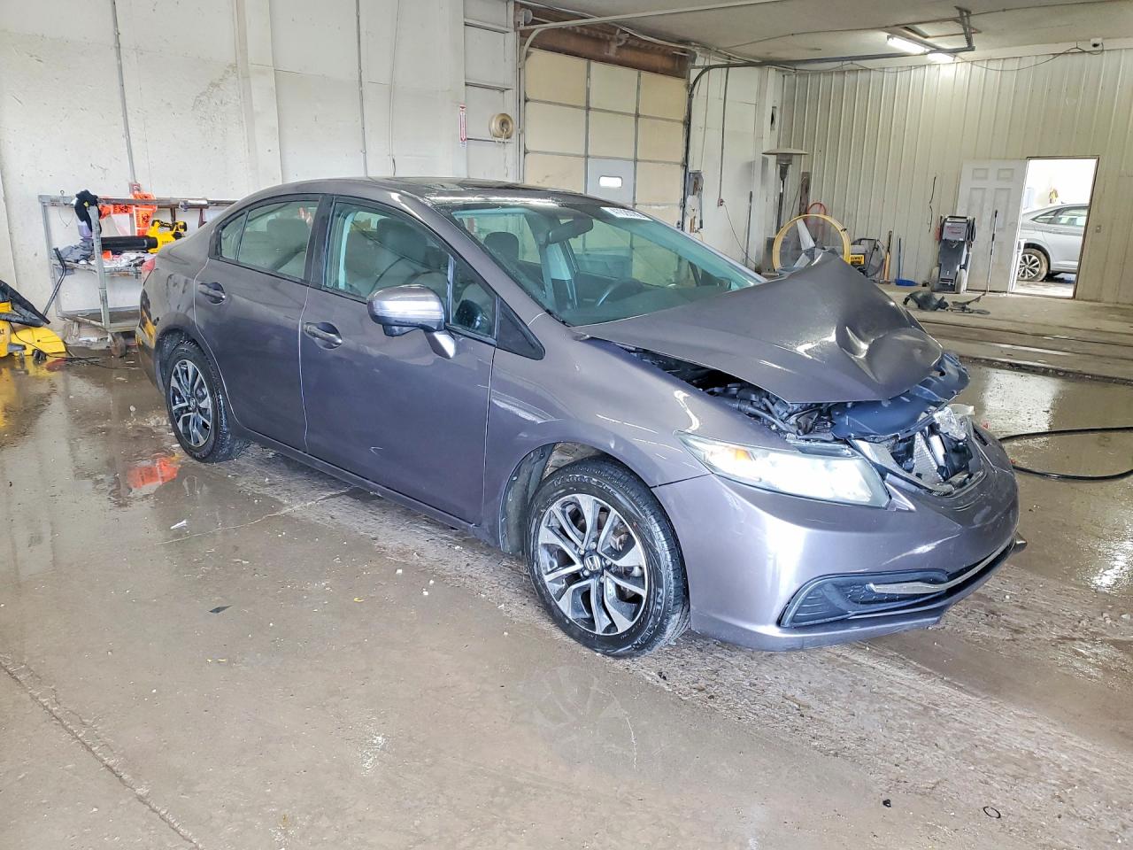 2015 Honda Civic Ex Gray vin: 19XFB2F89FE203255