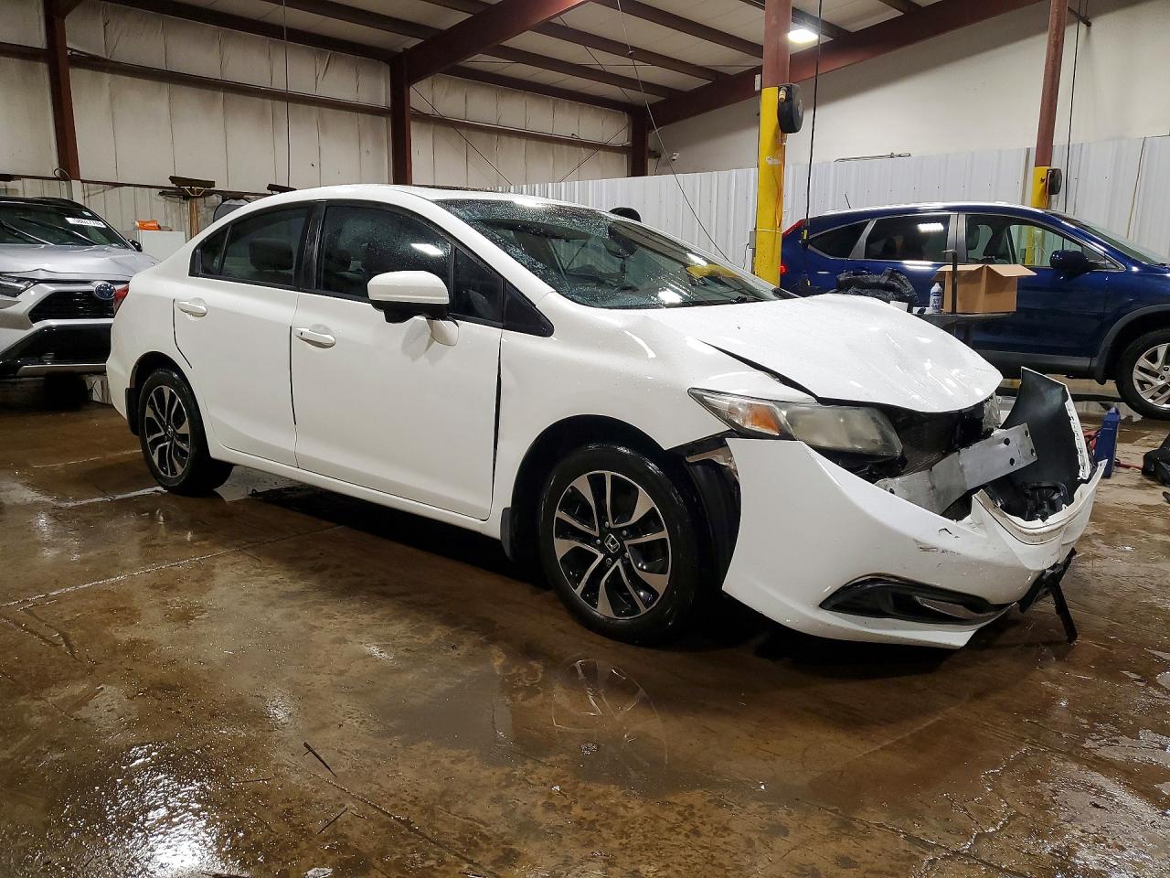 2015 Honda Civic Ex White vin: 19XFB2F89FE226275