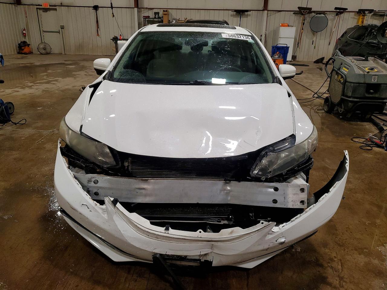 2015 Honda Civic Ex White vin: 19XFB2F89FE226275