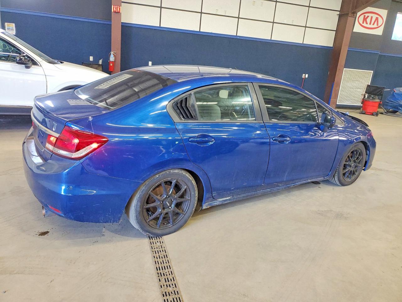 2015 Honda Civic Ex Синий vin: 19XFB2F89FE226633
