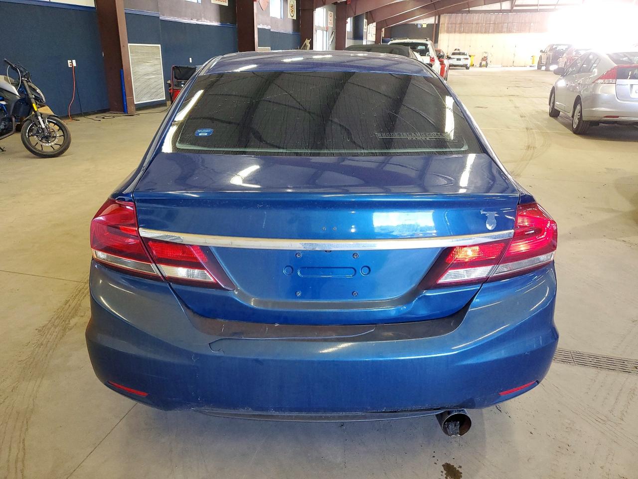 2015 Honda Civic Ex Синий vin: 19XFB2F89FE226633