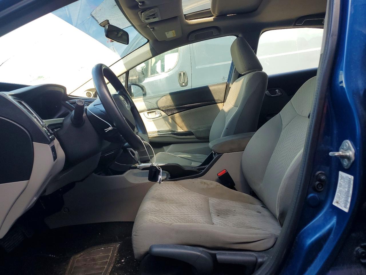 2015 Honda Civic Ex Синий vin: 19XFB2F89FE226633