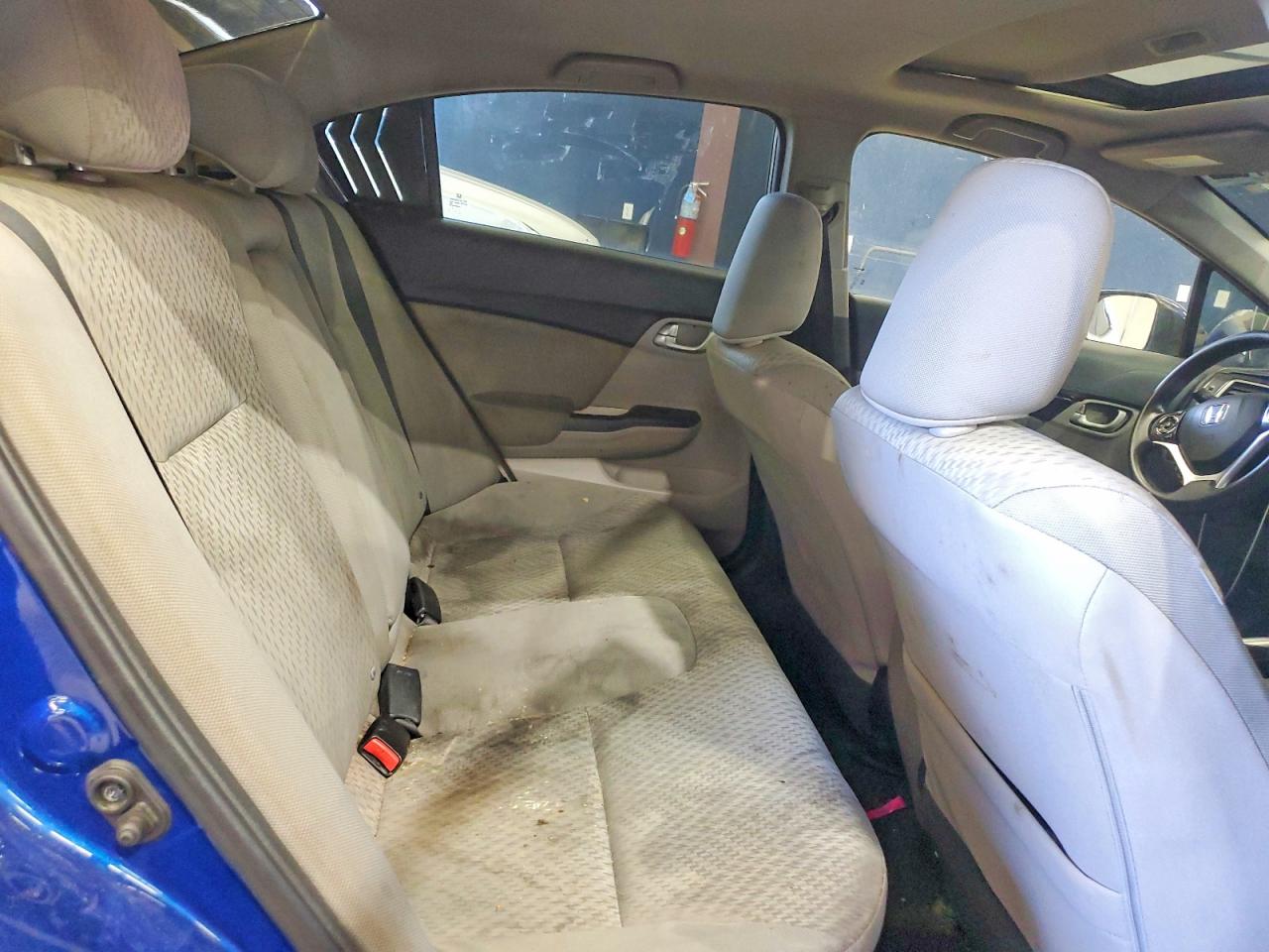 2015 Honda Civic Ex Синий vin: 19XFB2F89FE226633
