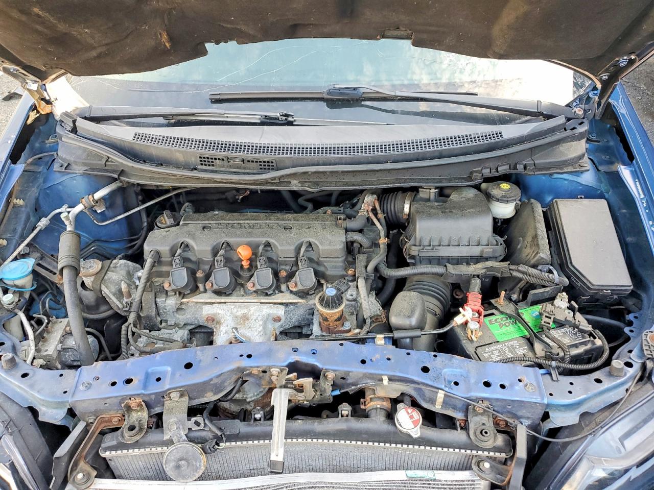 2015 Honda Civic Ex Синий vin: 19XFB2F89FE226633