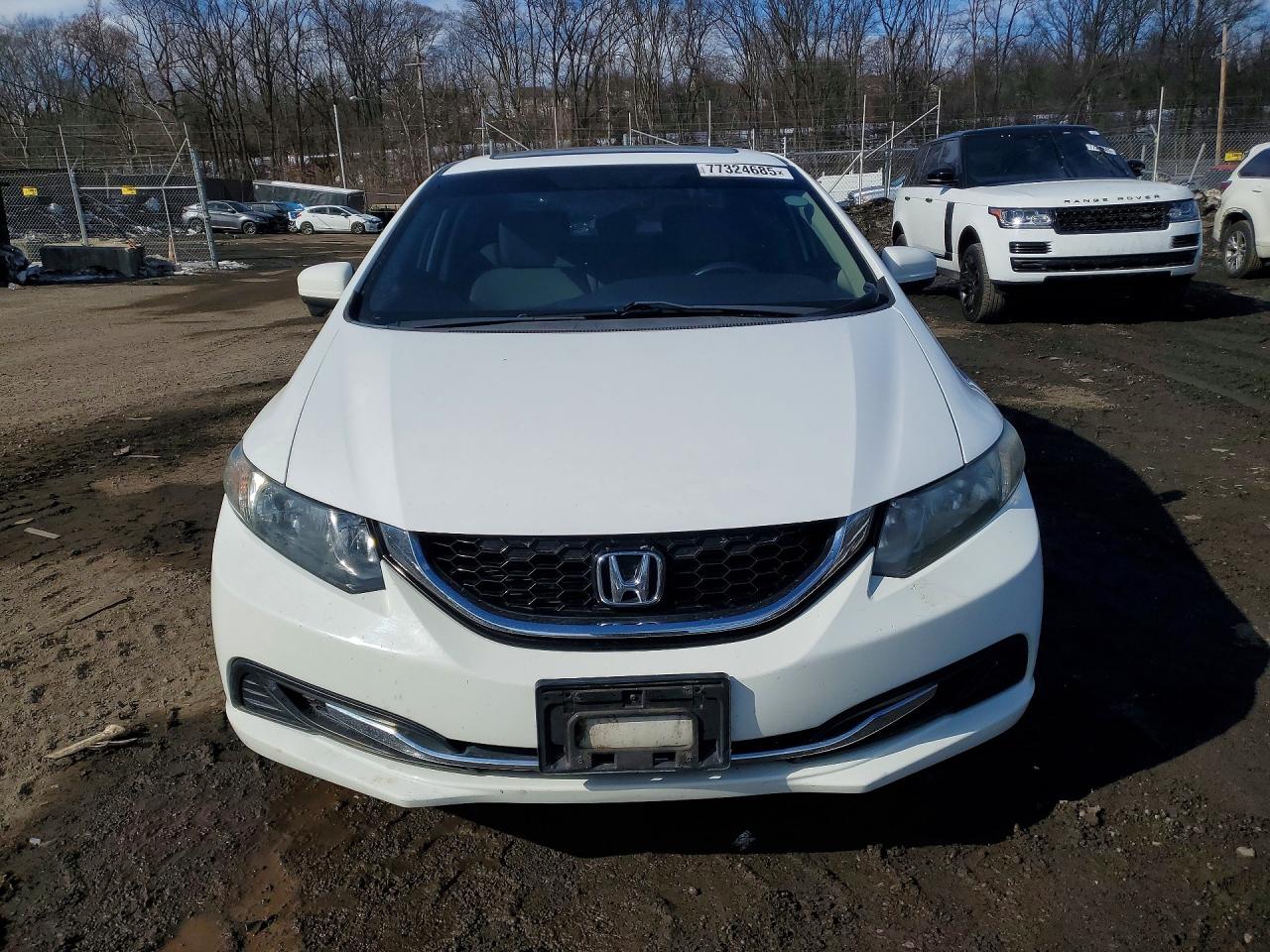 2015 Honda Civic Ex White vin: 19XFB2F89FE242170