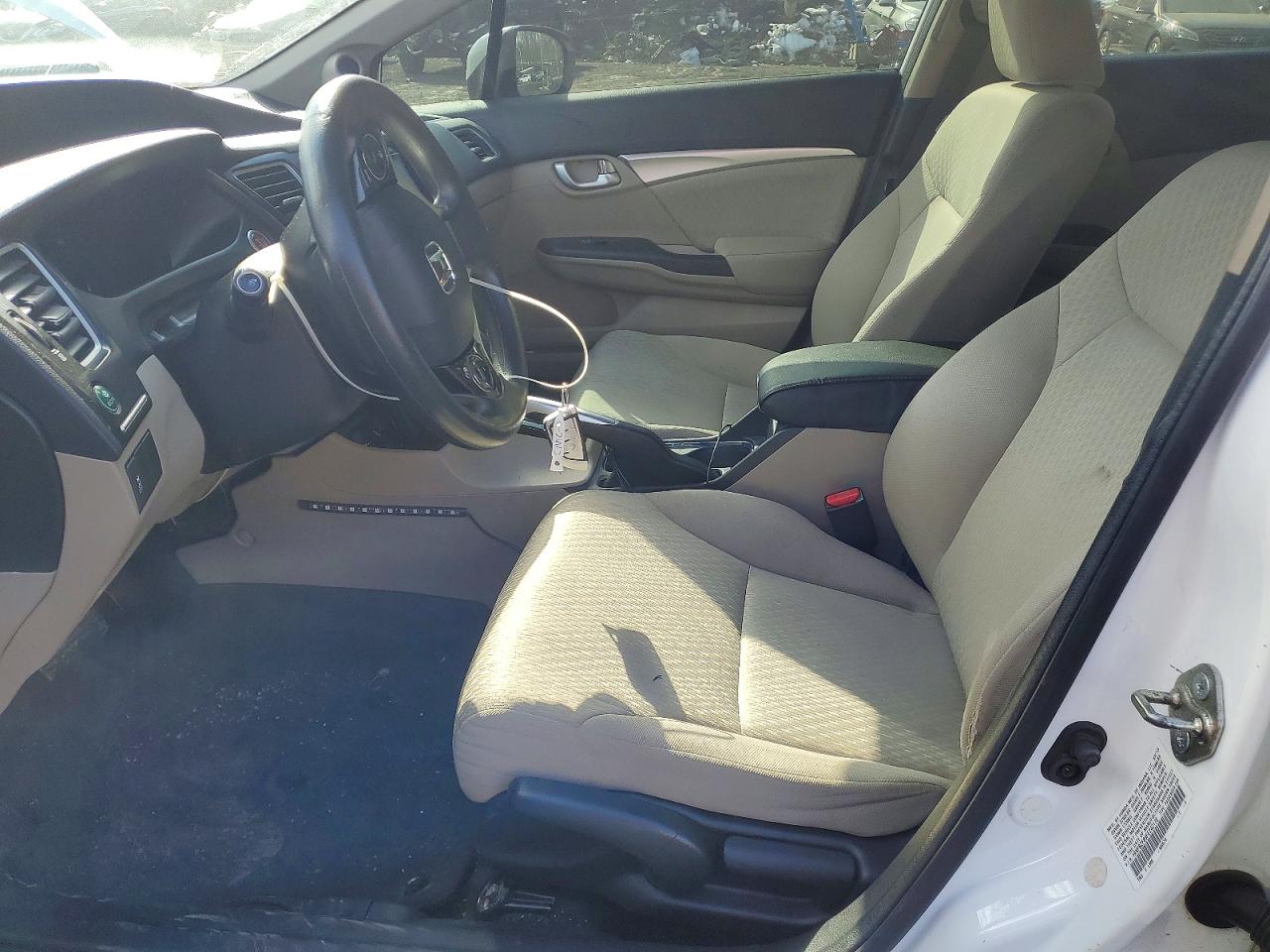 2015 Honda Civic Ex White vin: 19XFB2F89FE242170