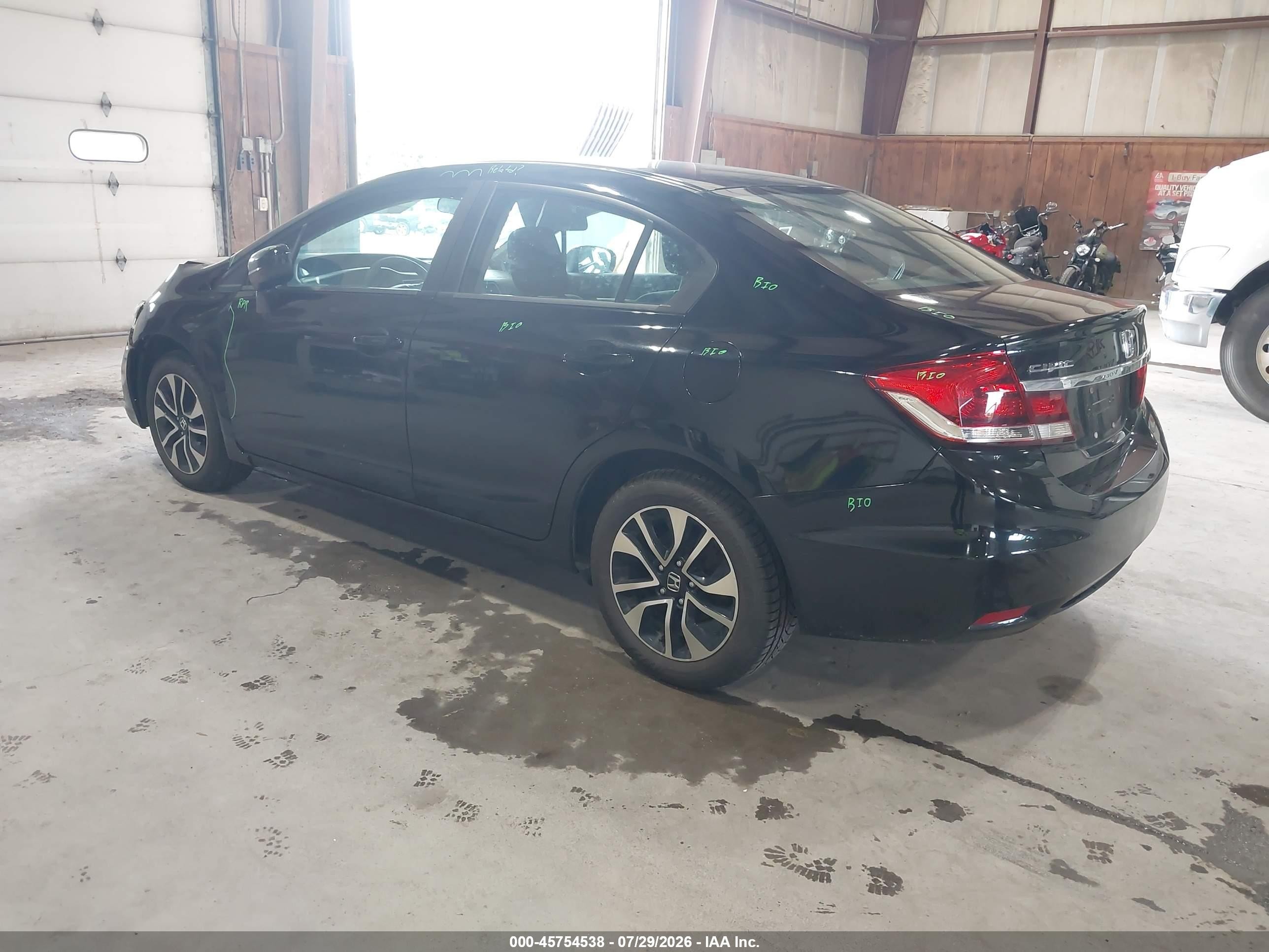 2015 Honda Civic Ex Black vin: 19XFB2F89FE243951