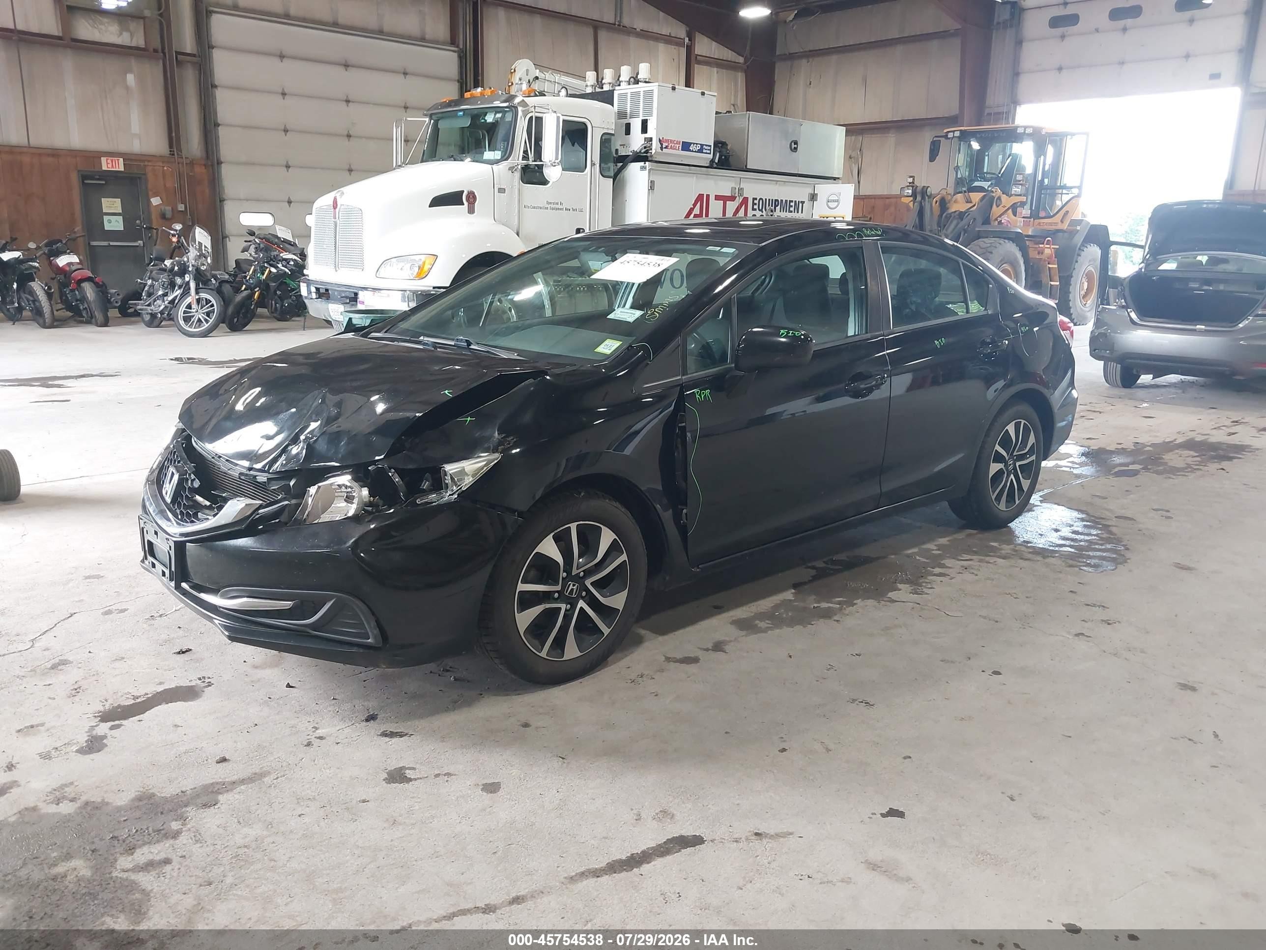 2015 Honda Civic Ex Black vin: 19XFB2F89FE243951