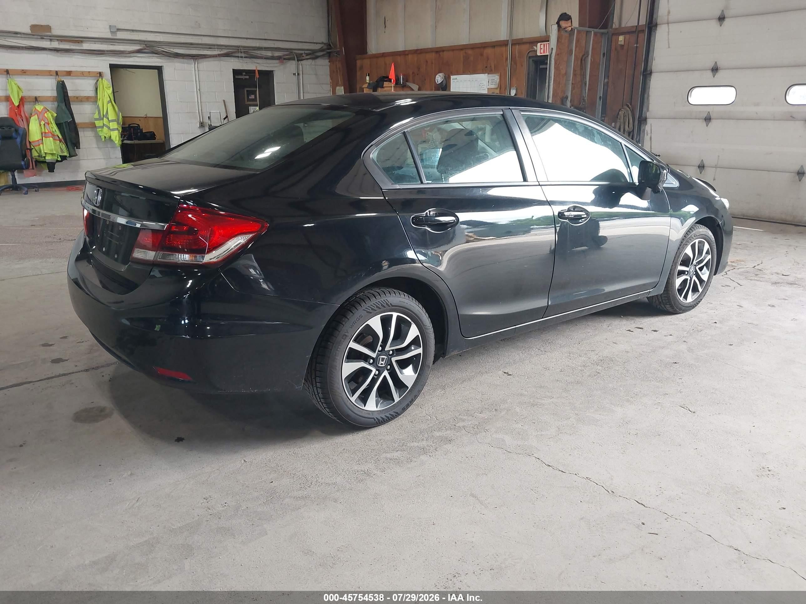 2015 Honda Civic Ex Black vin: 19XFB2F89FE243951