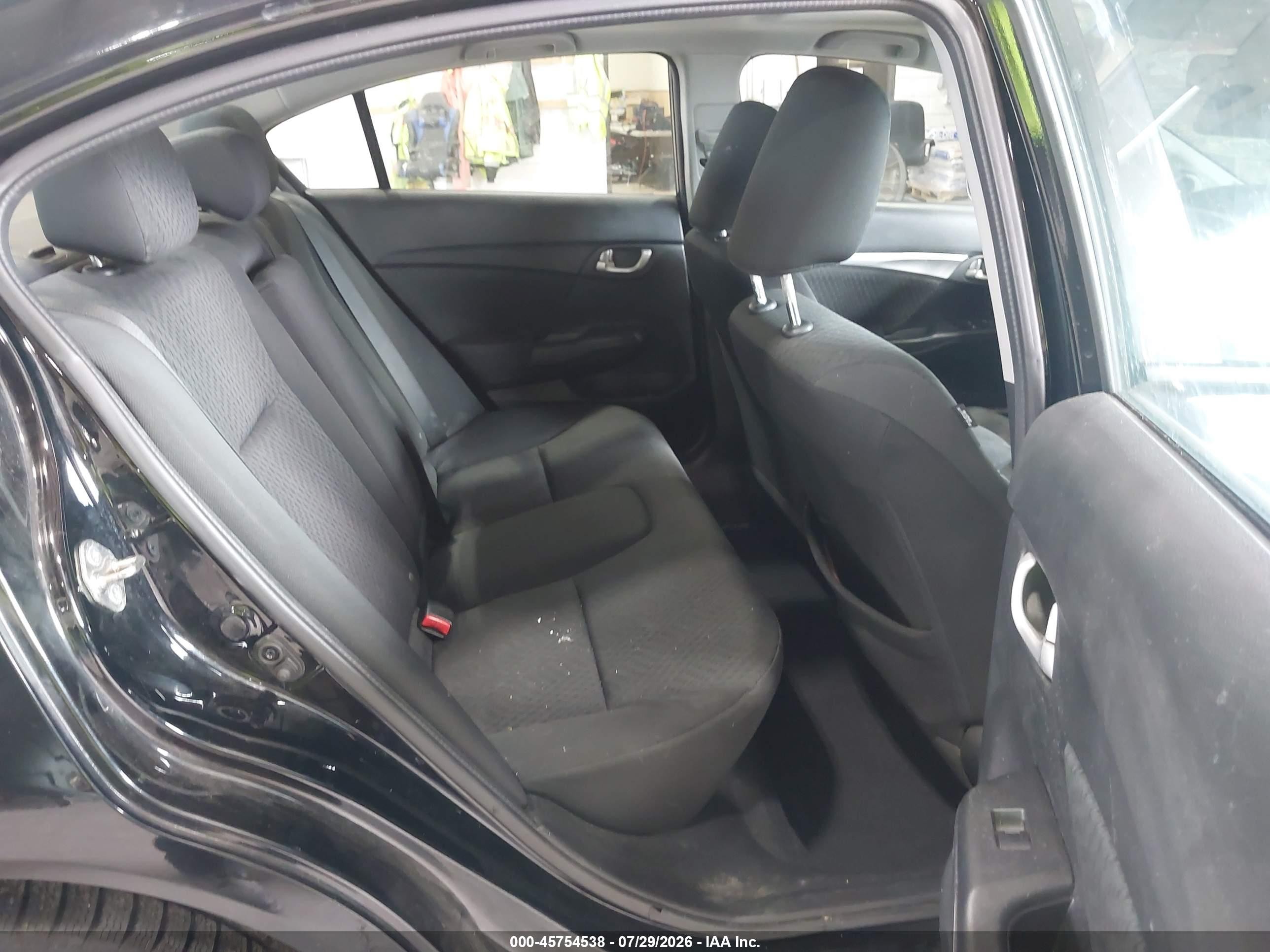 2015 Honda Civic Ex Black vin: 19XFB2F89FE243951