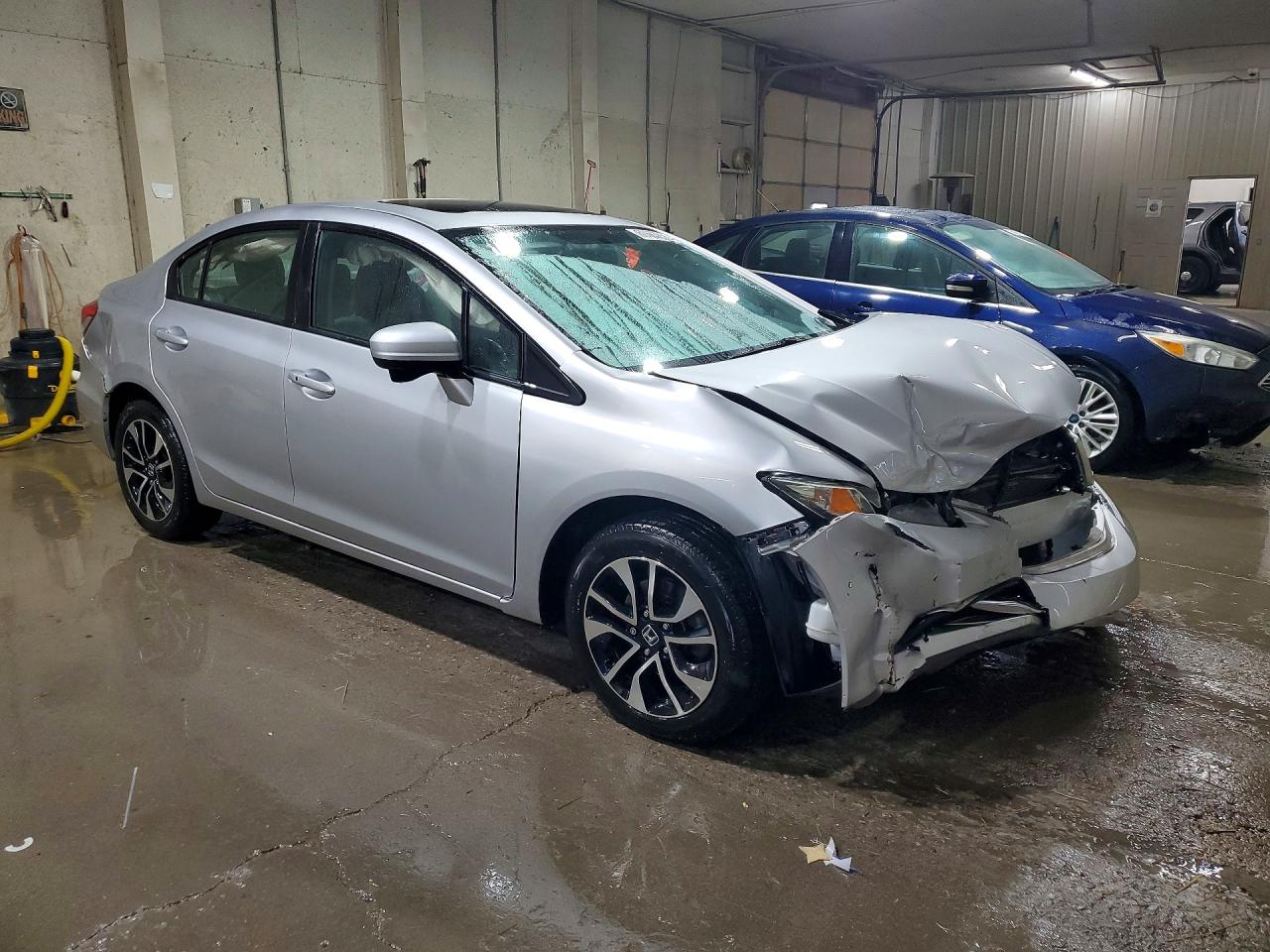 2015 Honda Civic Ex Silver vin: 19XFB2F89FE255078
