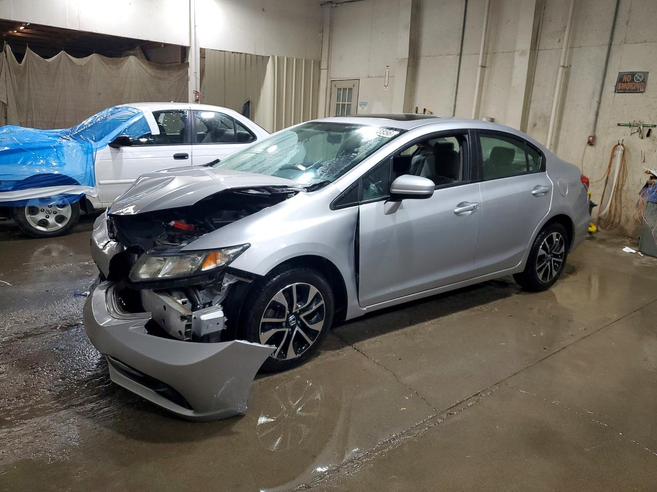 2015 Honda Civic Ex Silver vin: 19XFB2F89FE255078