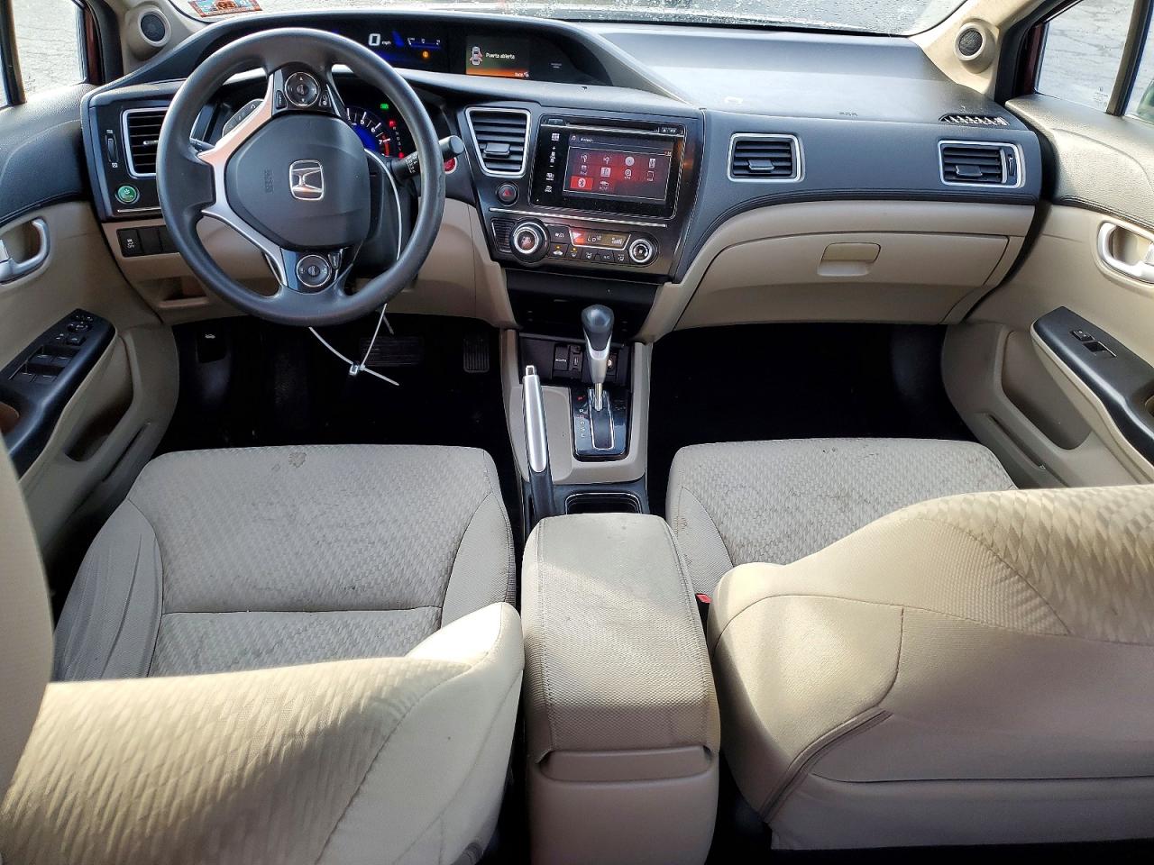 2015 Honda Civic Ex Бордовый vin: 19XFB2F89FE256103