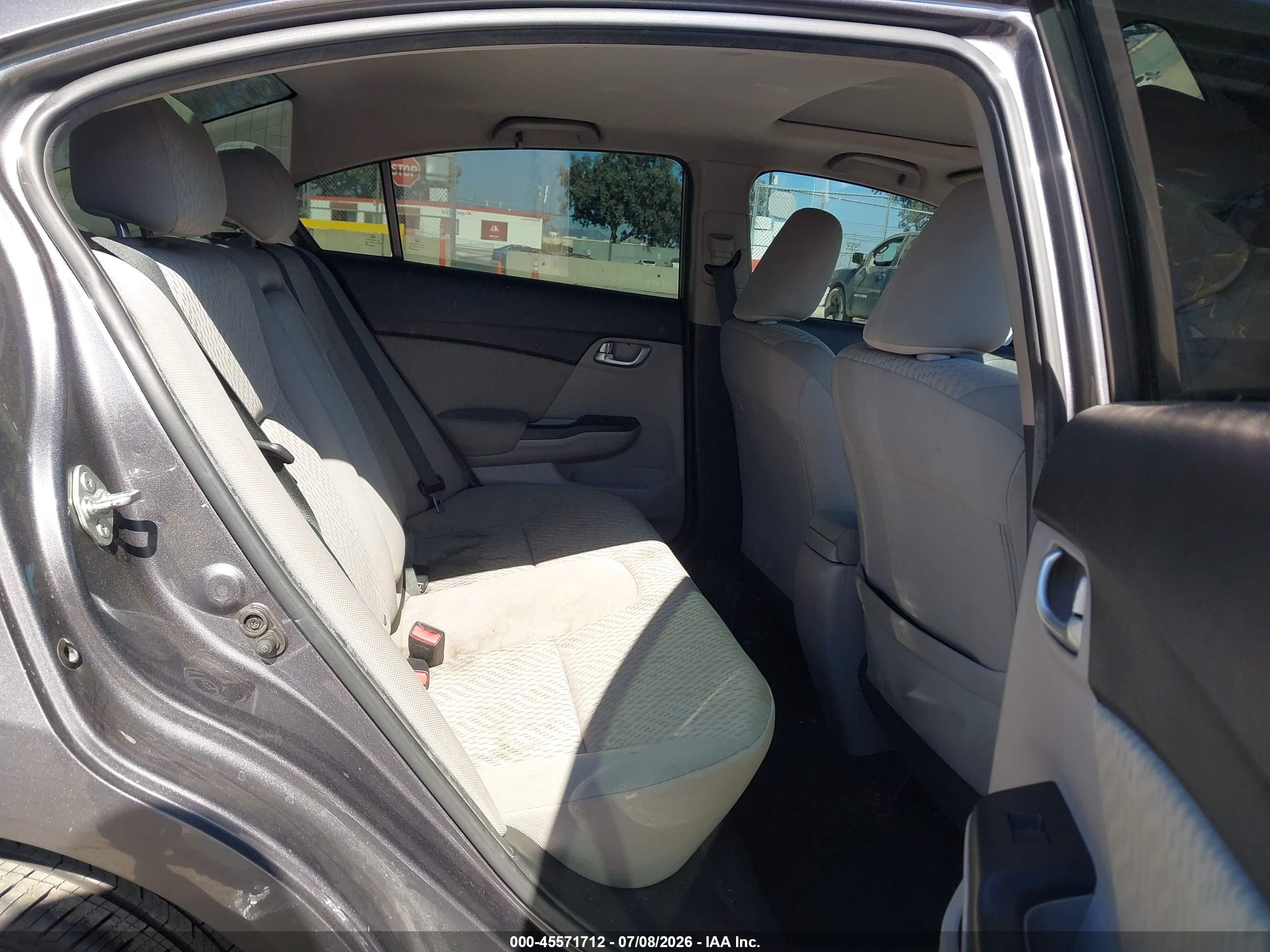 2015 Honda Civic Ex Gray vin: 19XFB2F89FE257431