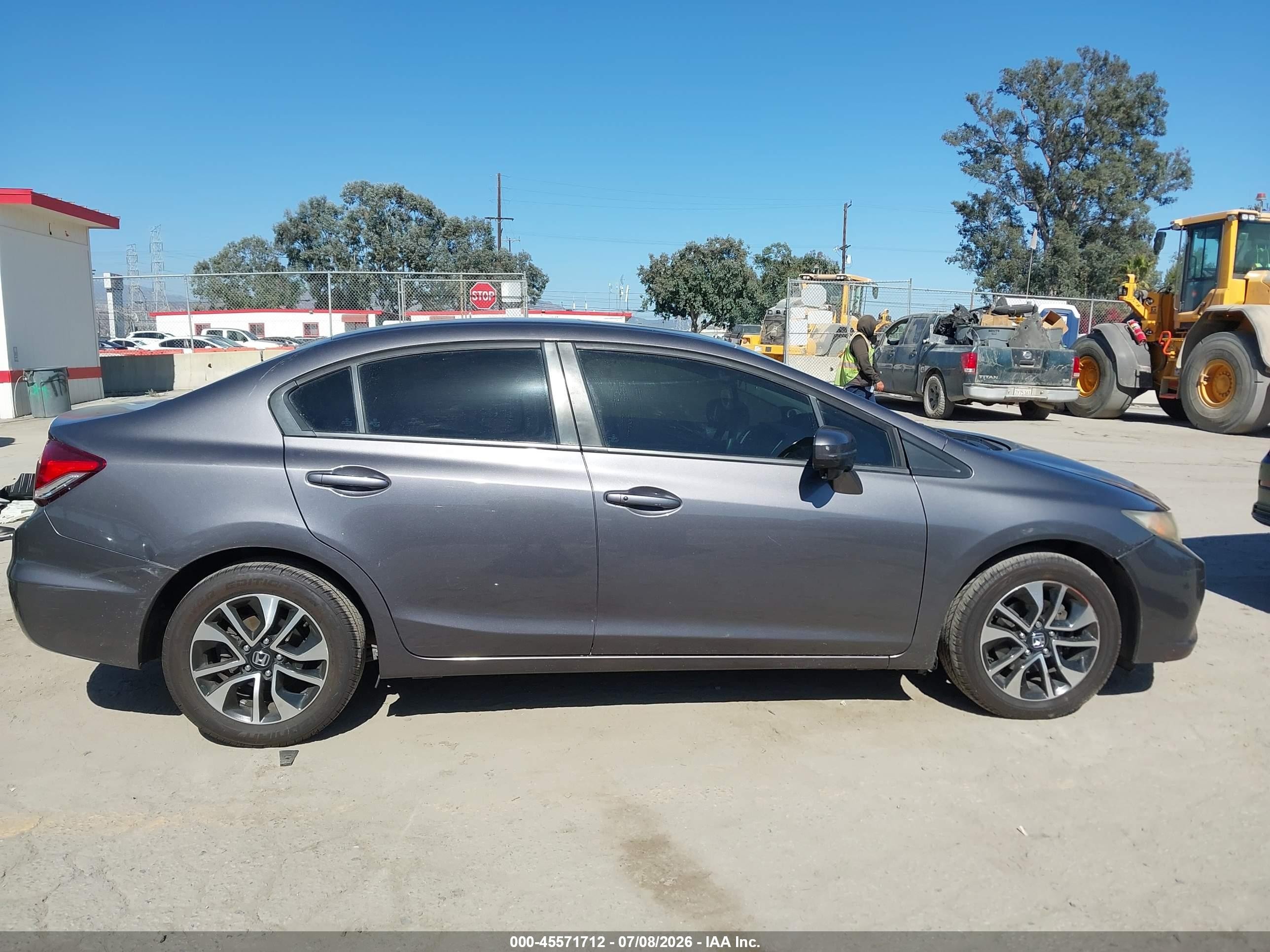 2015 Honda Civic Ex Gray vin: 19XFB2F89FE257431