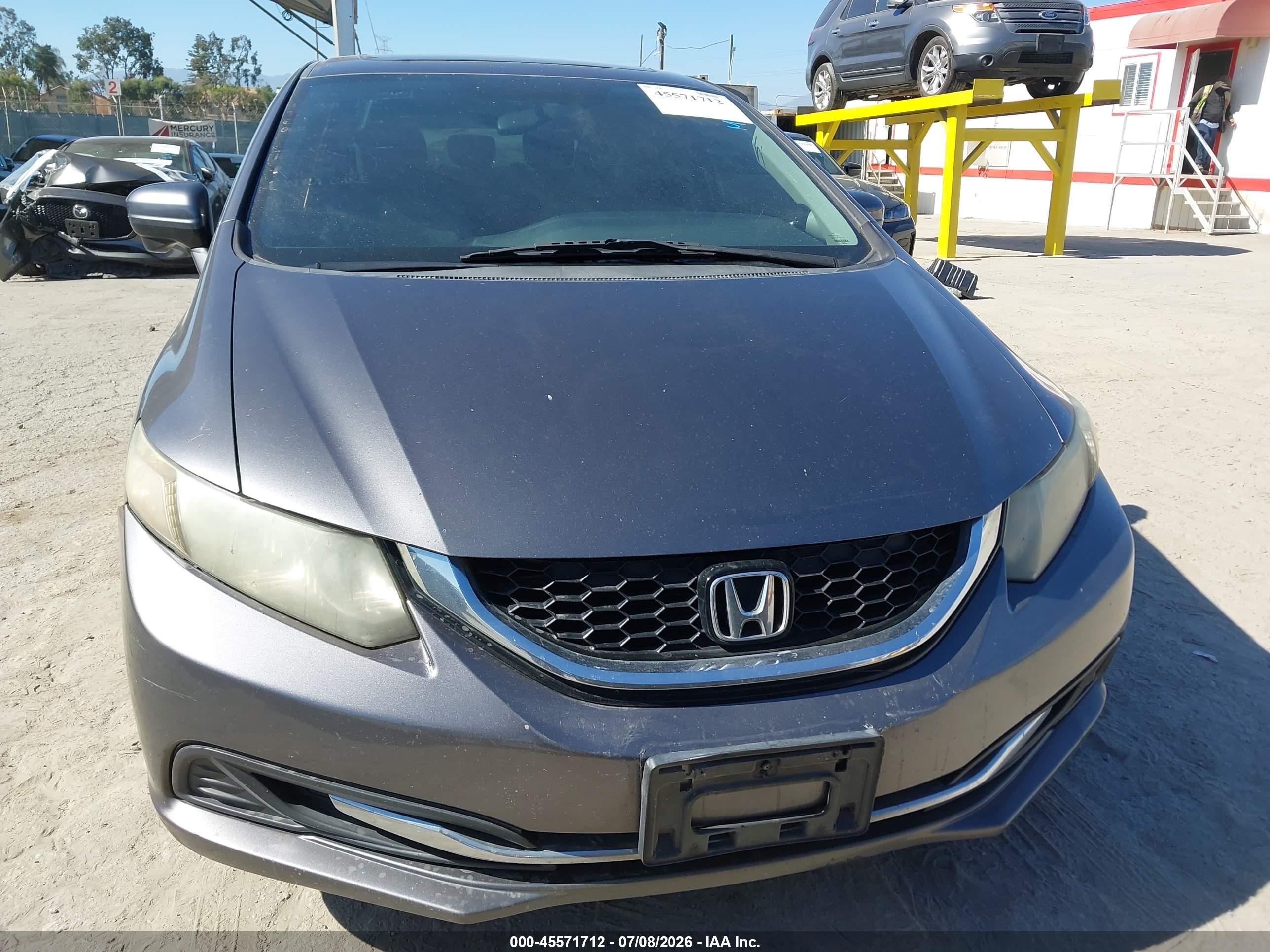 2015 Honda Civic Ex Gray vin: 19XFB2F89FE257431