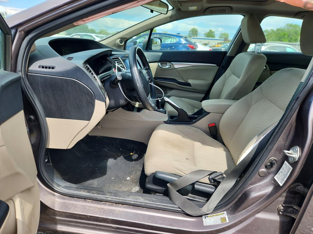 2015 Honda Civic Ex Gray vin: 19XFB2F89FE263374