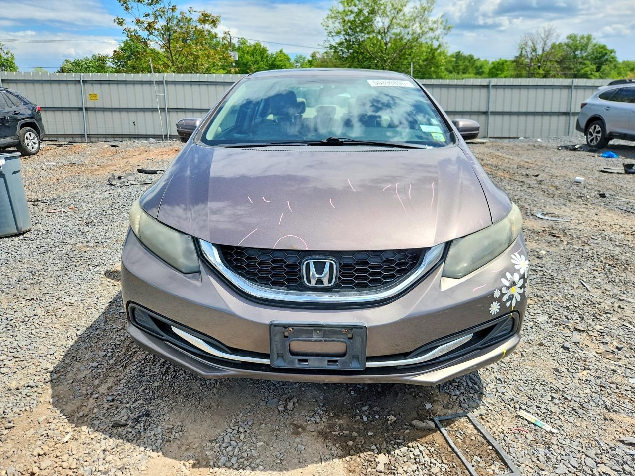 2015 Honda Civic Ex Gray vin: 19XFB2F89FE263374