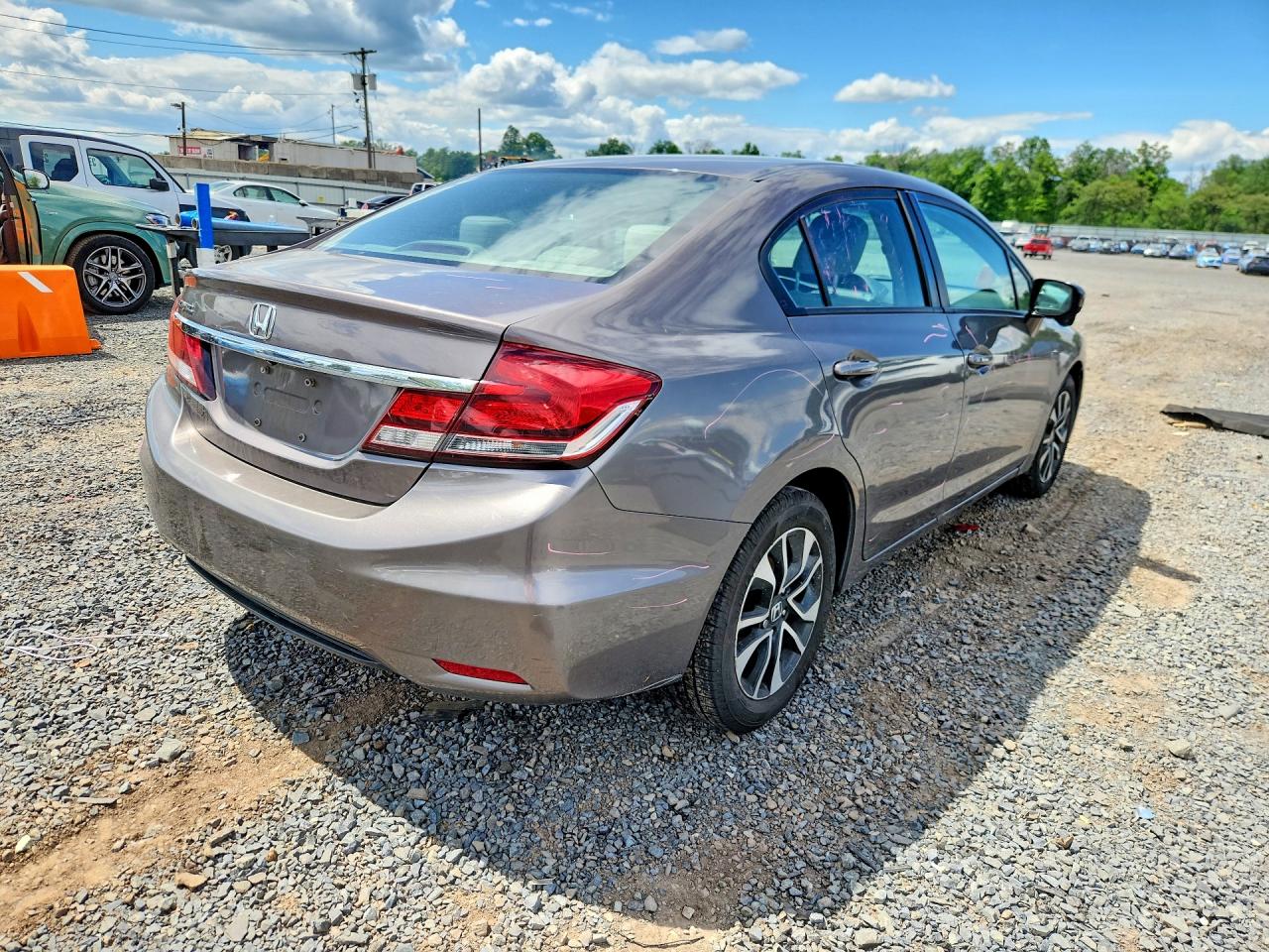 2015 Honda Civic Ex Gray vin: 19XFB2F89FE263374