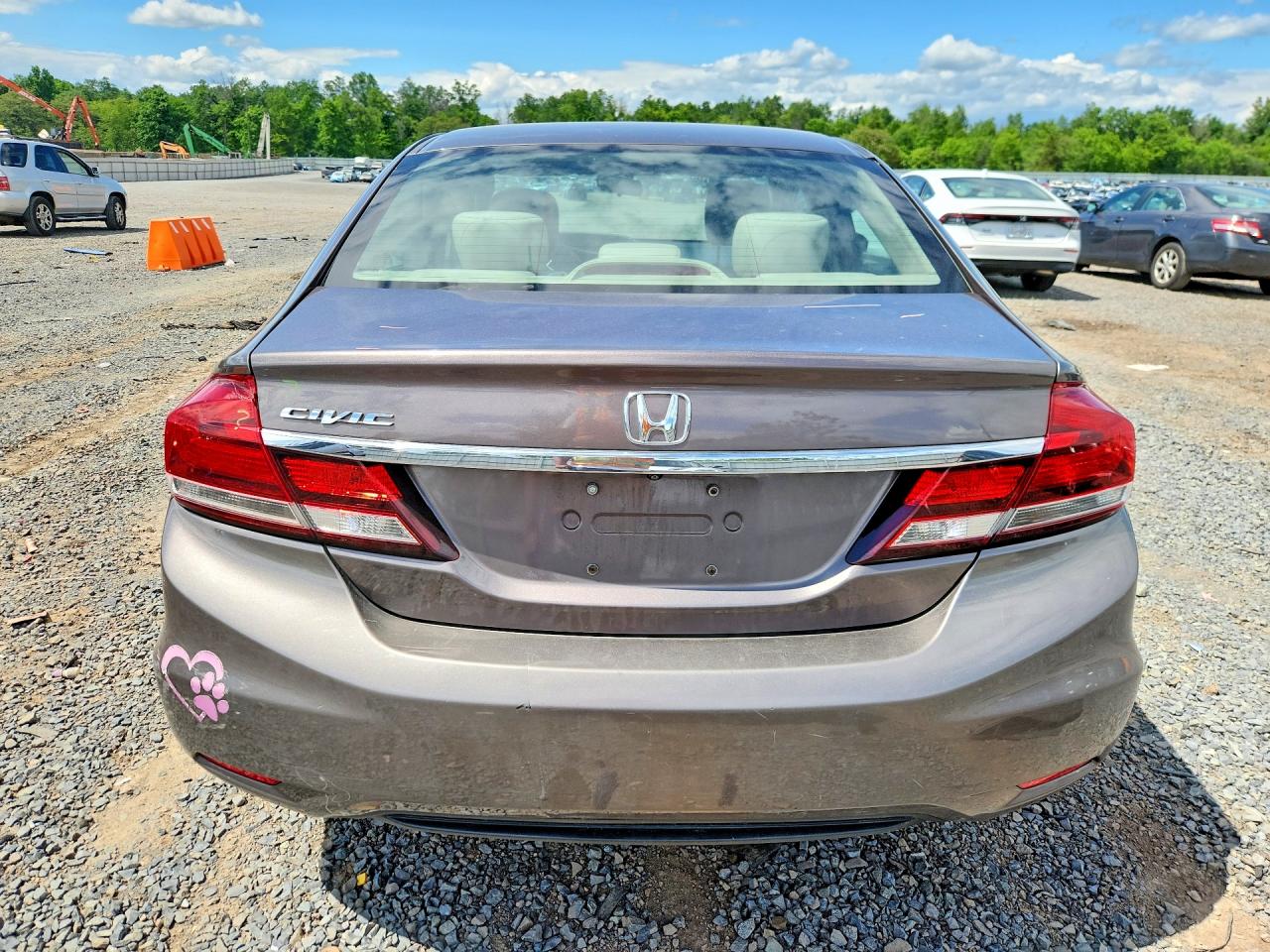 2015 Honda Civic Ex Gray vin: 19XFB2F89FE263374