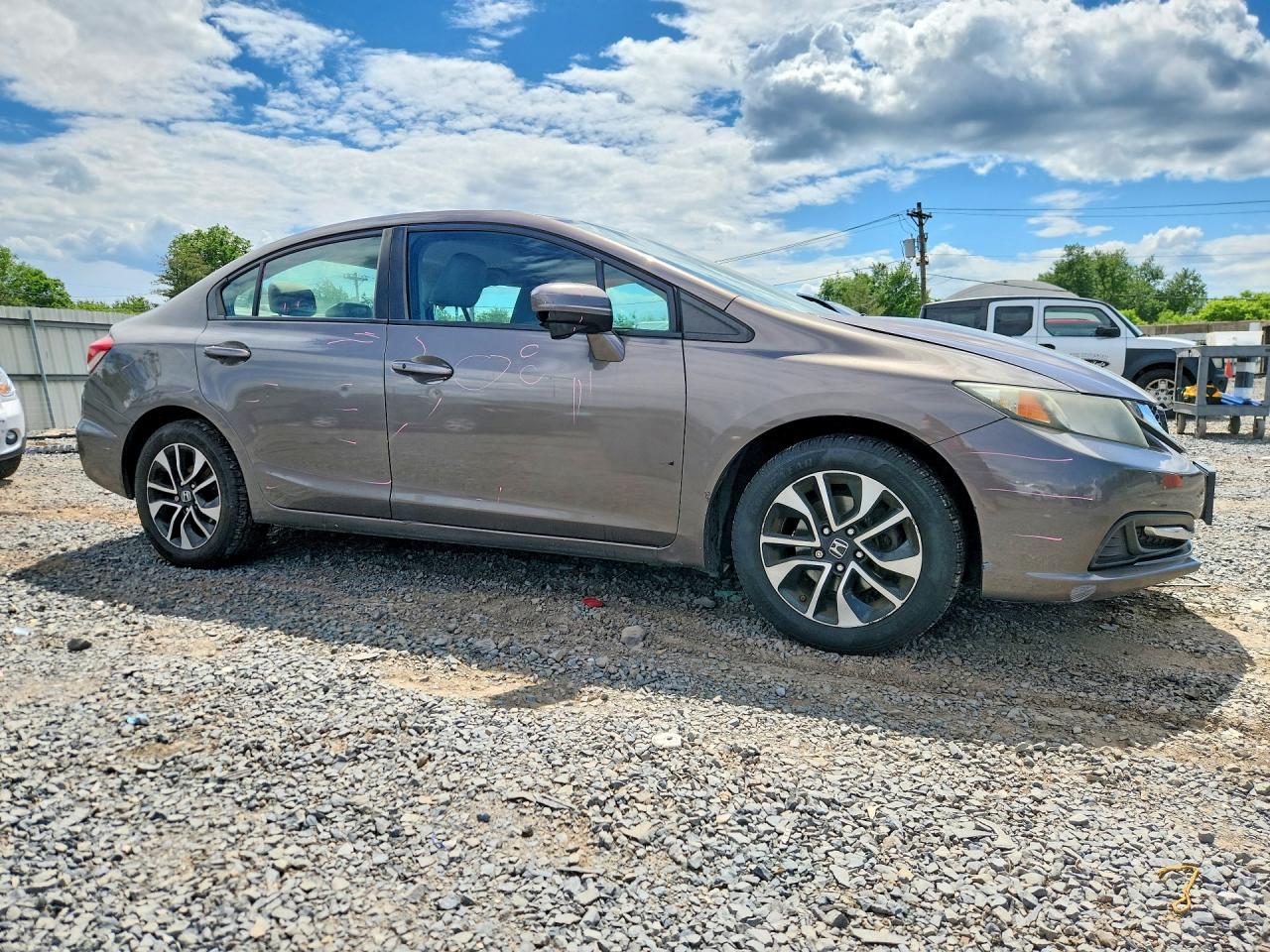 2015 Honda Civic Ex Gray vin: 19XFB2F89FE263374