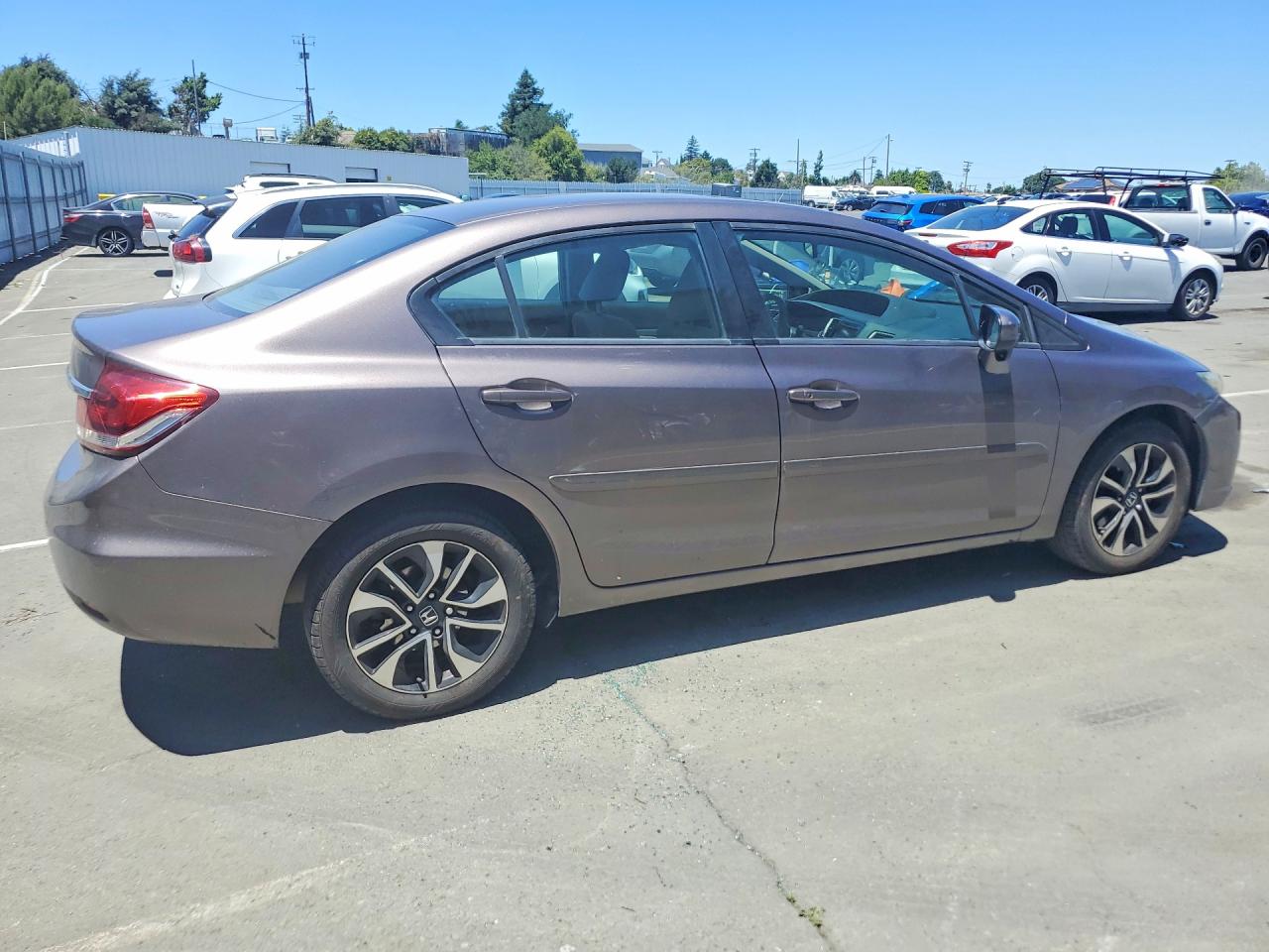 2015 Honda Civic Ex Gray vin: 19XFB2F89FE275671