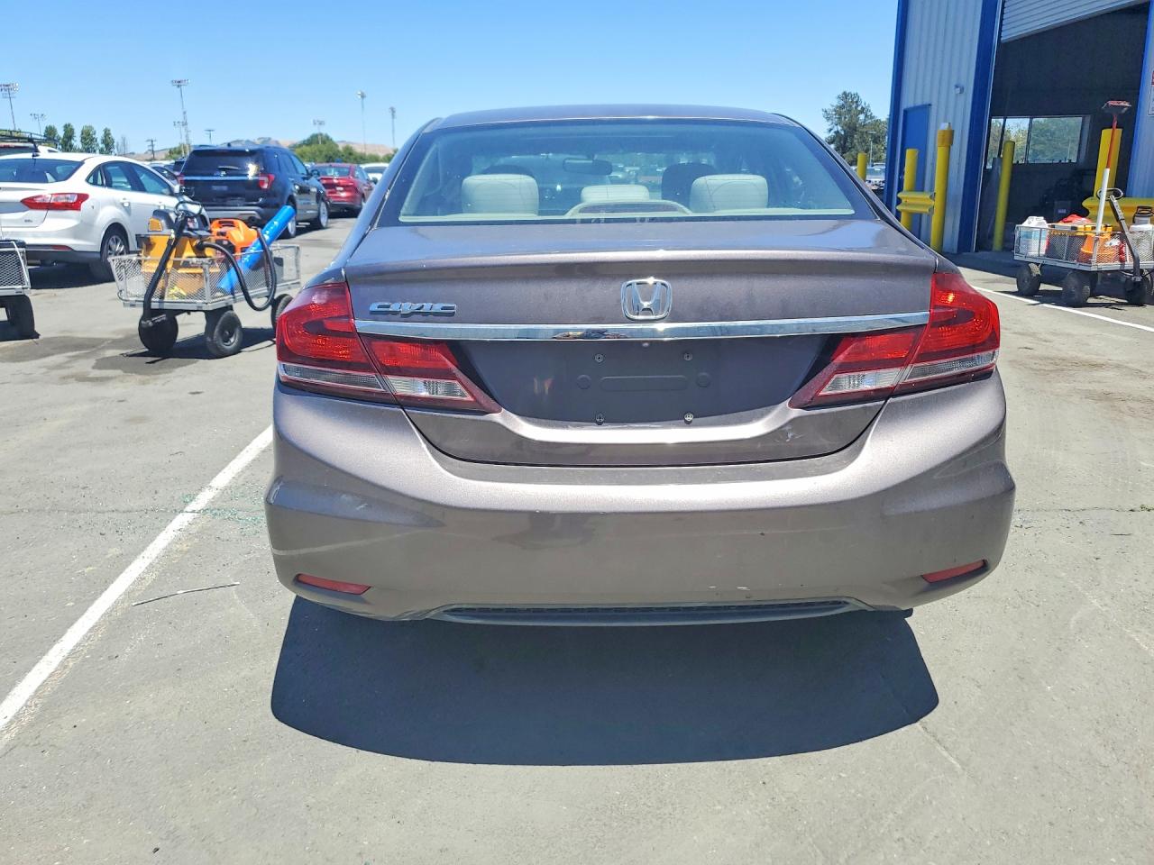 2015 Honda Civic Ex Gray vin: 19XFB2F89FE275671