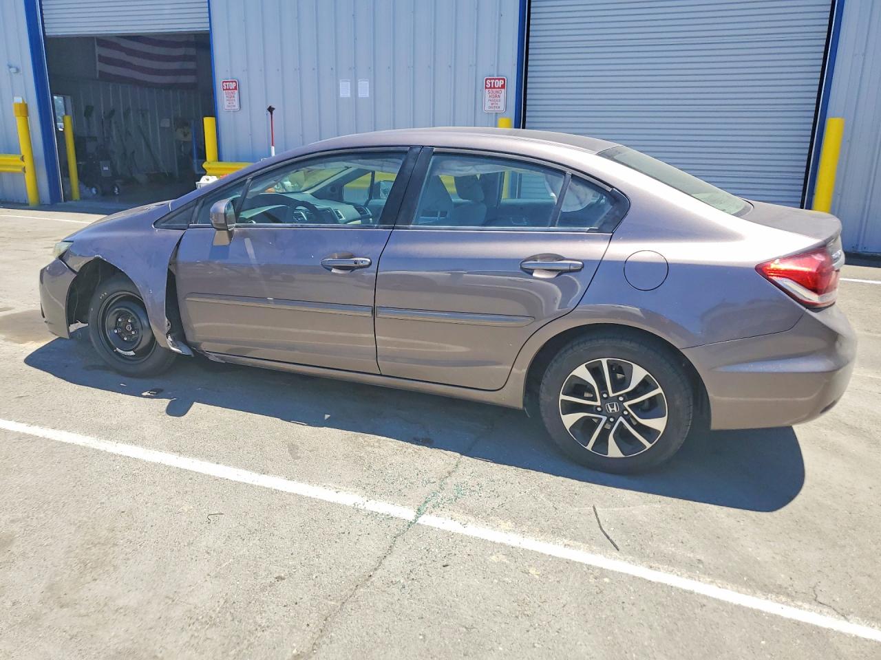2015 Honda Civic Ex Gray vin: 19XFB2F89FE275671