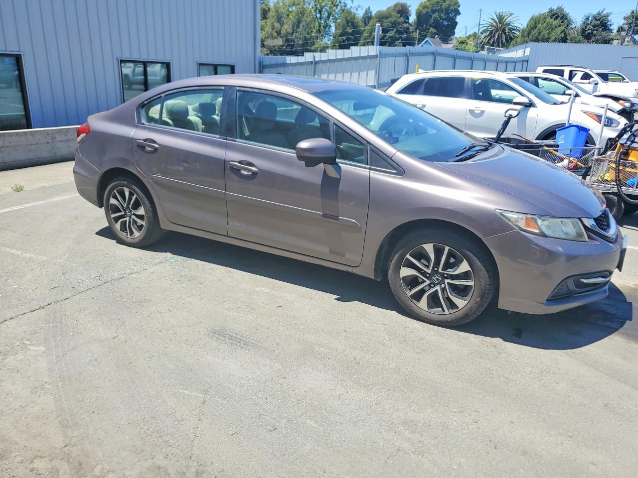 2015 Honda Civic Ex Gray vin: 19XFB2F89FE275671