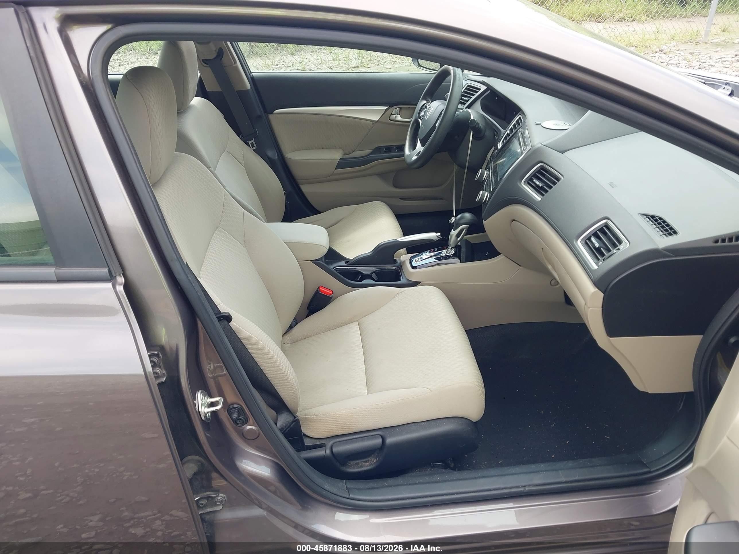 2015 Honda Civic Ex Brown vin: 19XFB2F89FE280966