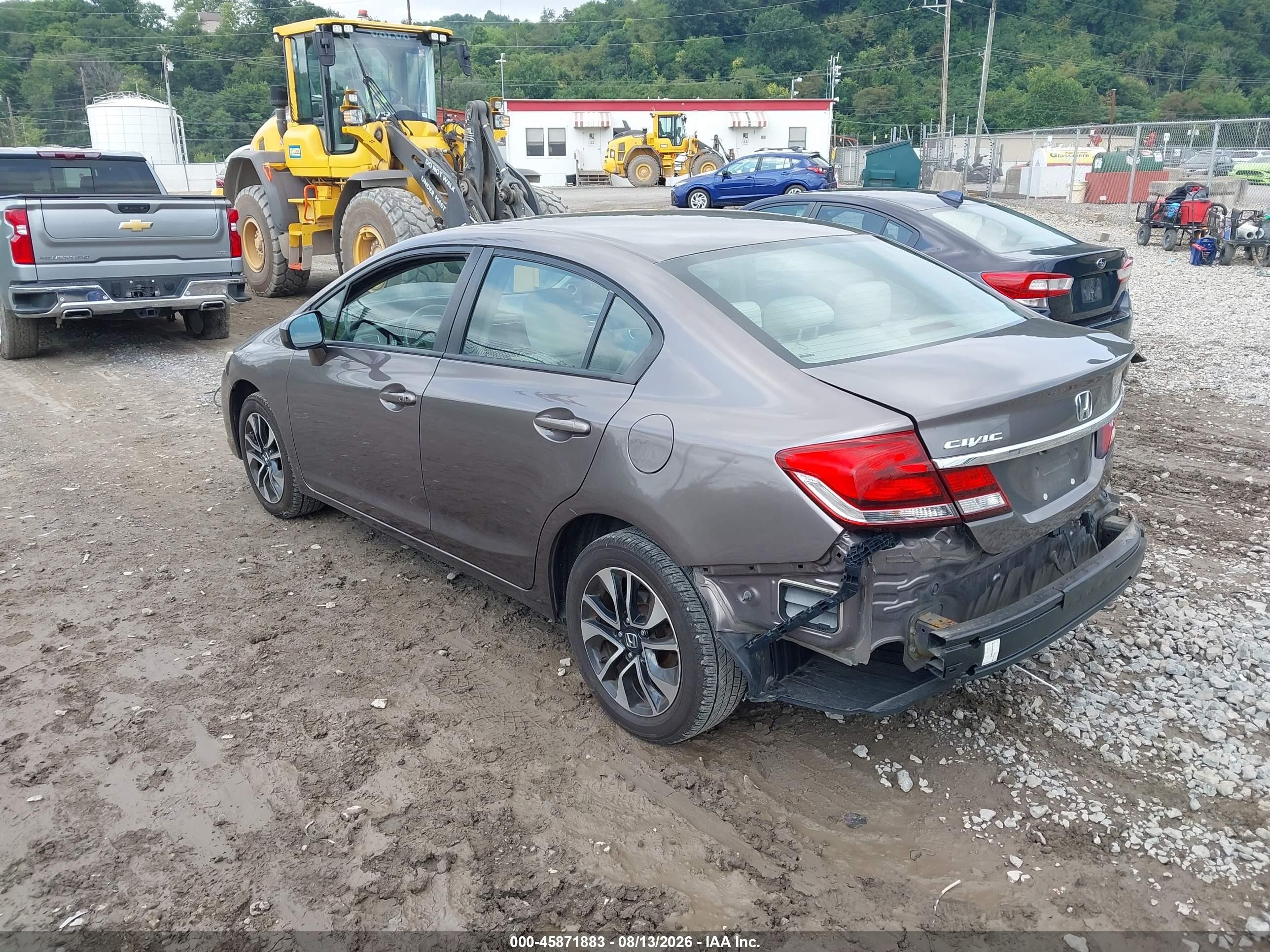 2015 Honda Civic Ex Brown vin: 19XFB2F89FE280966