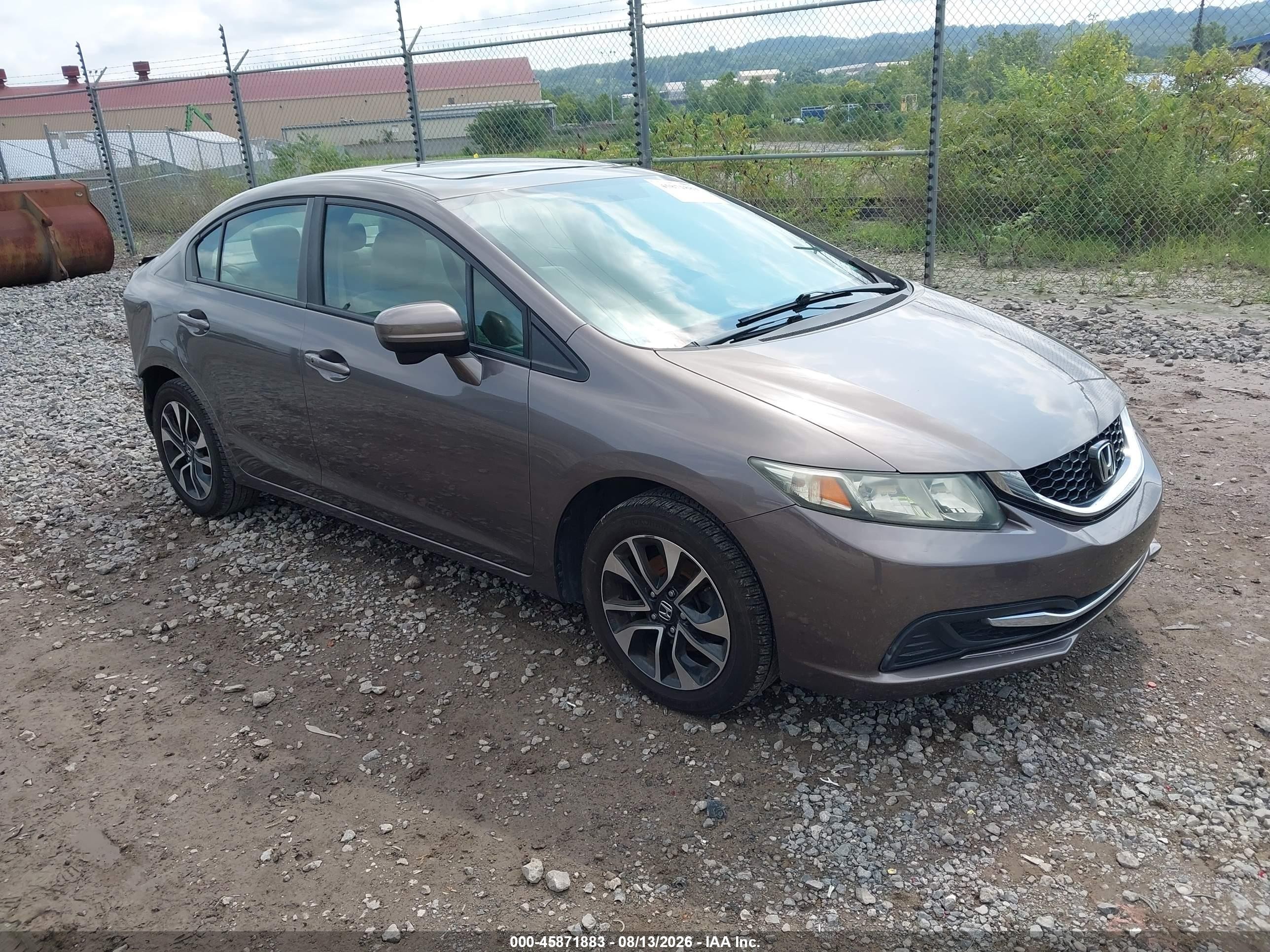 2015 Honda Civic Ex Brown vin: 19XFB2F89FE280966