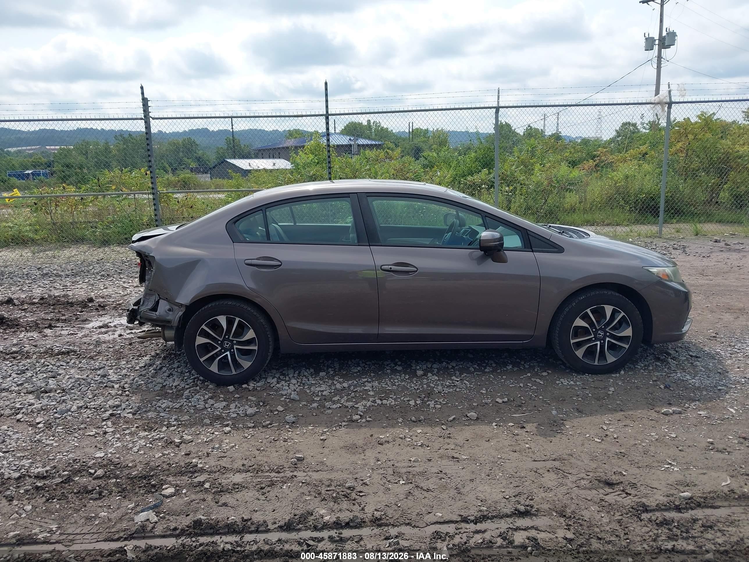 2015 Honda Civic Ex Brown vin: 19XFB2F89FE280966