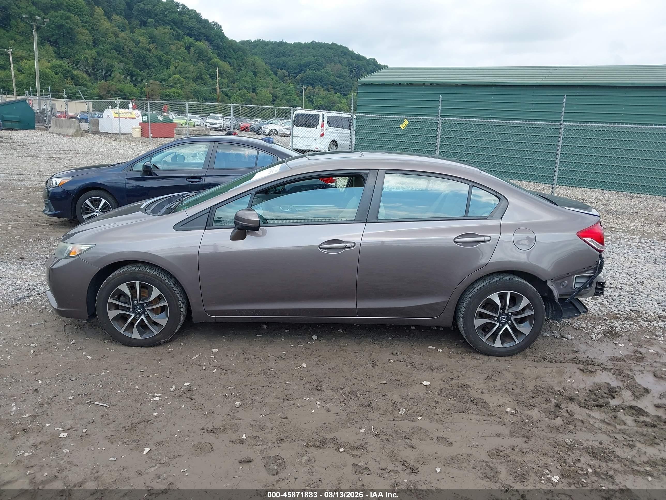 2015 Honda Civic Ex Brown vin: 19XFB2F89FE280966