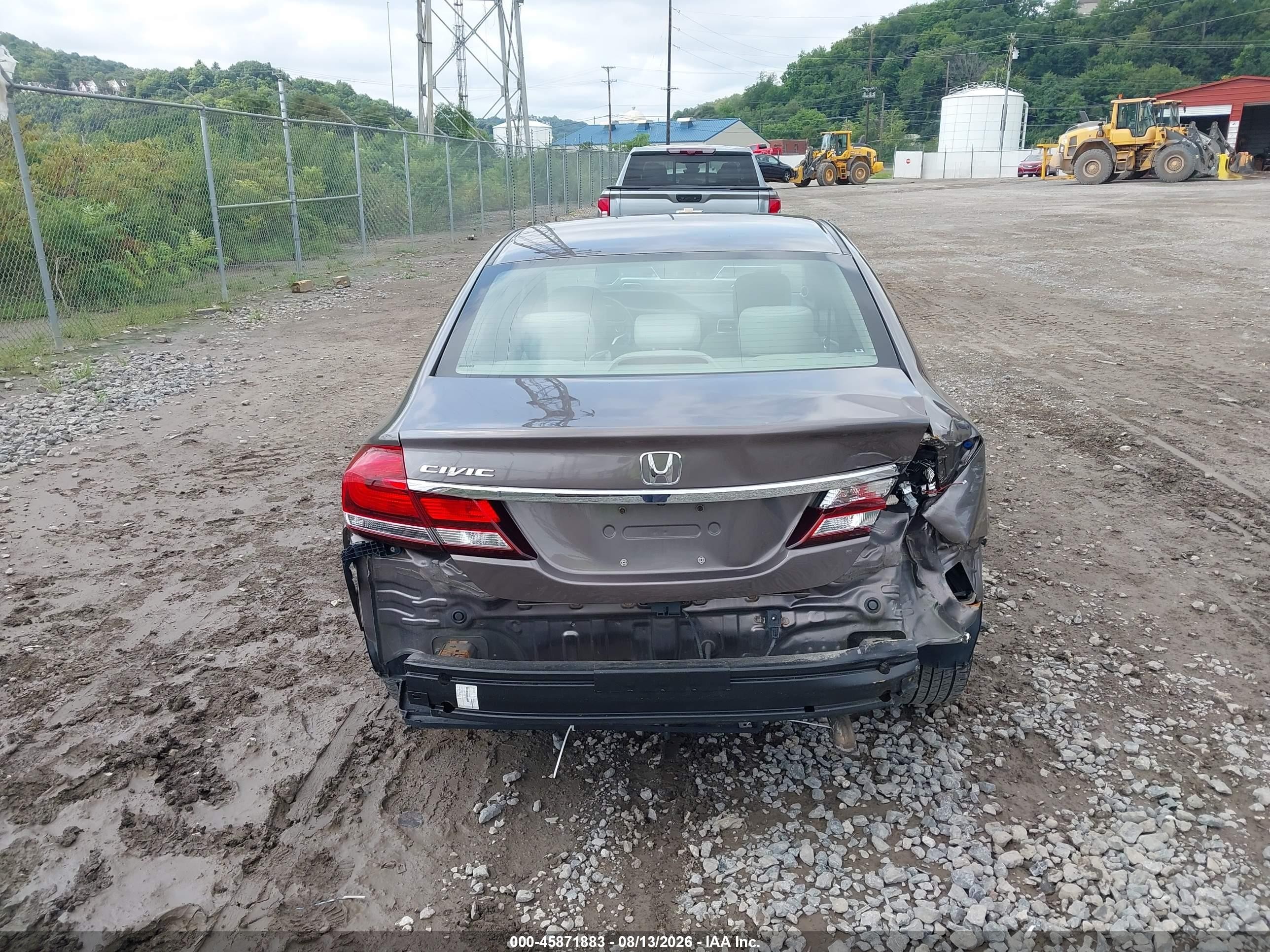 2015 Honda Civic Ex Brown vin: 19XFB2F89FE280966
