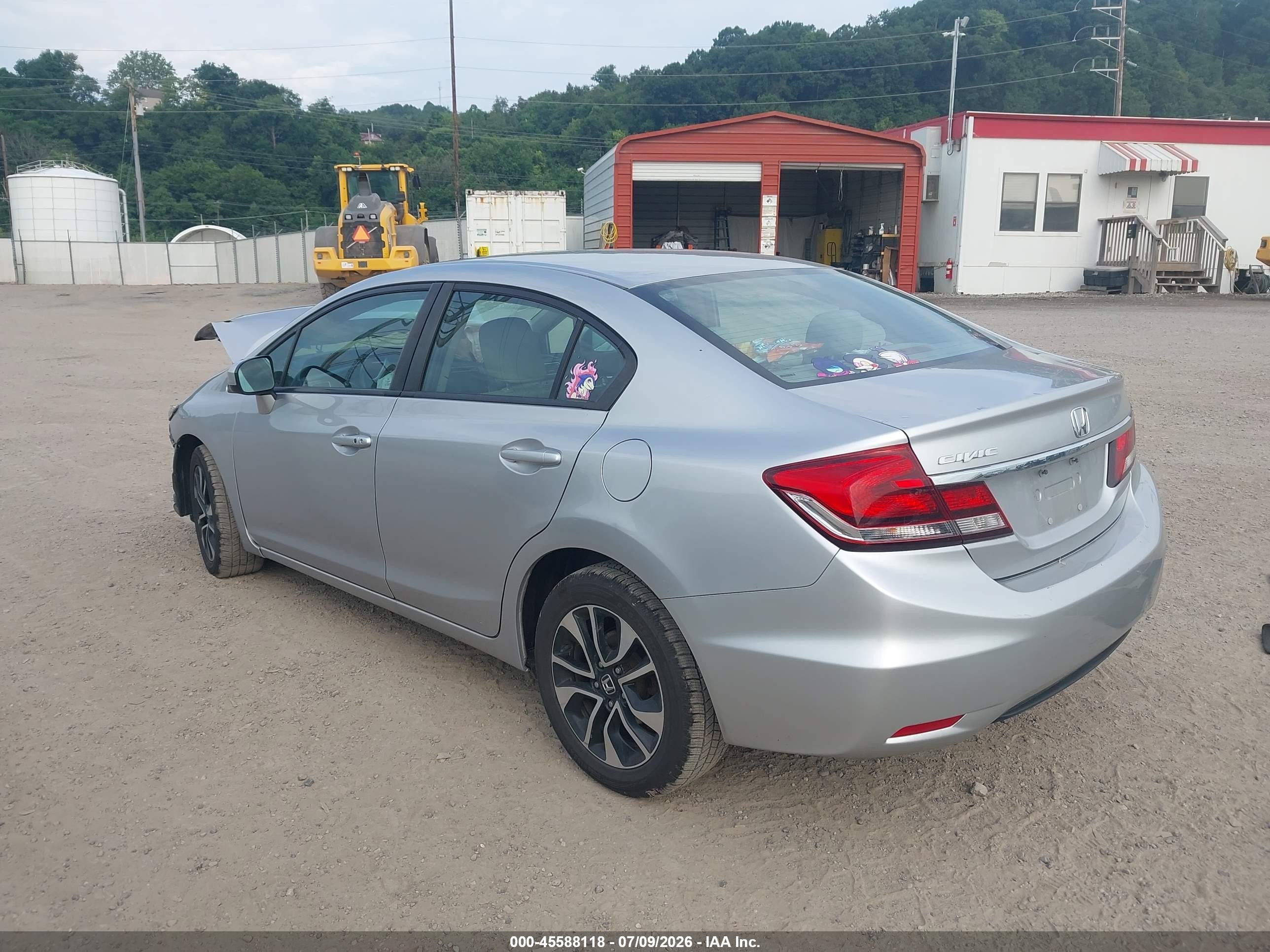 2015 Honda Civic Ex Серебряный vin: 19XFB2F89FE293393