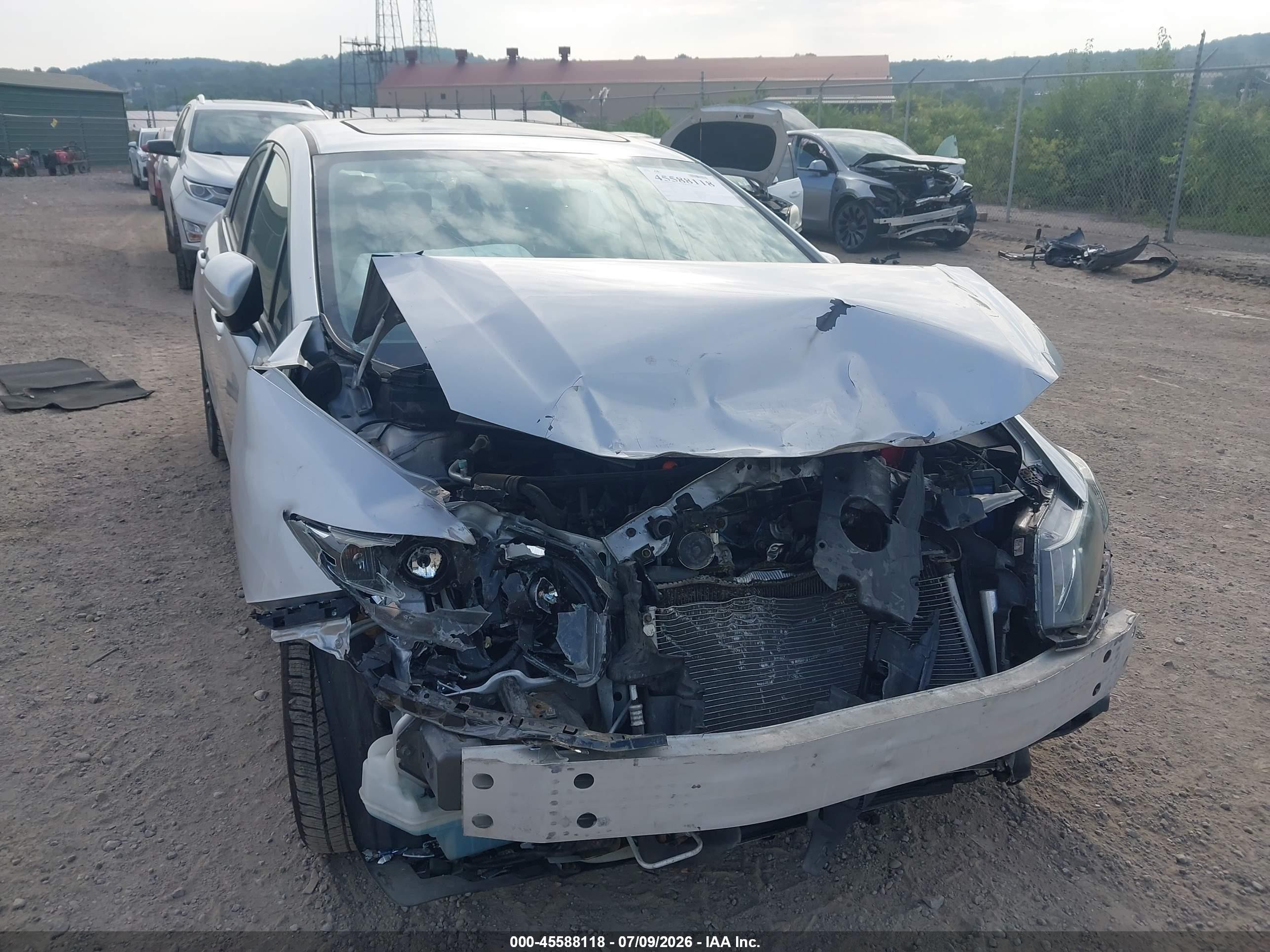2015 Honda Civic Ex Серебряный vin: 19XFB2F89FE293393