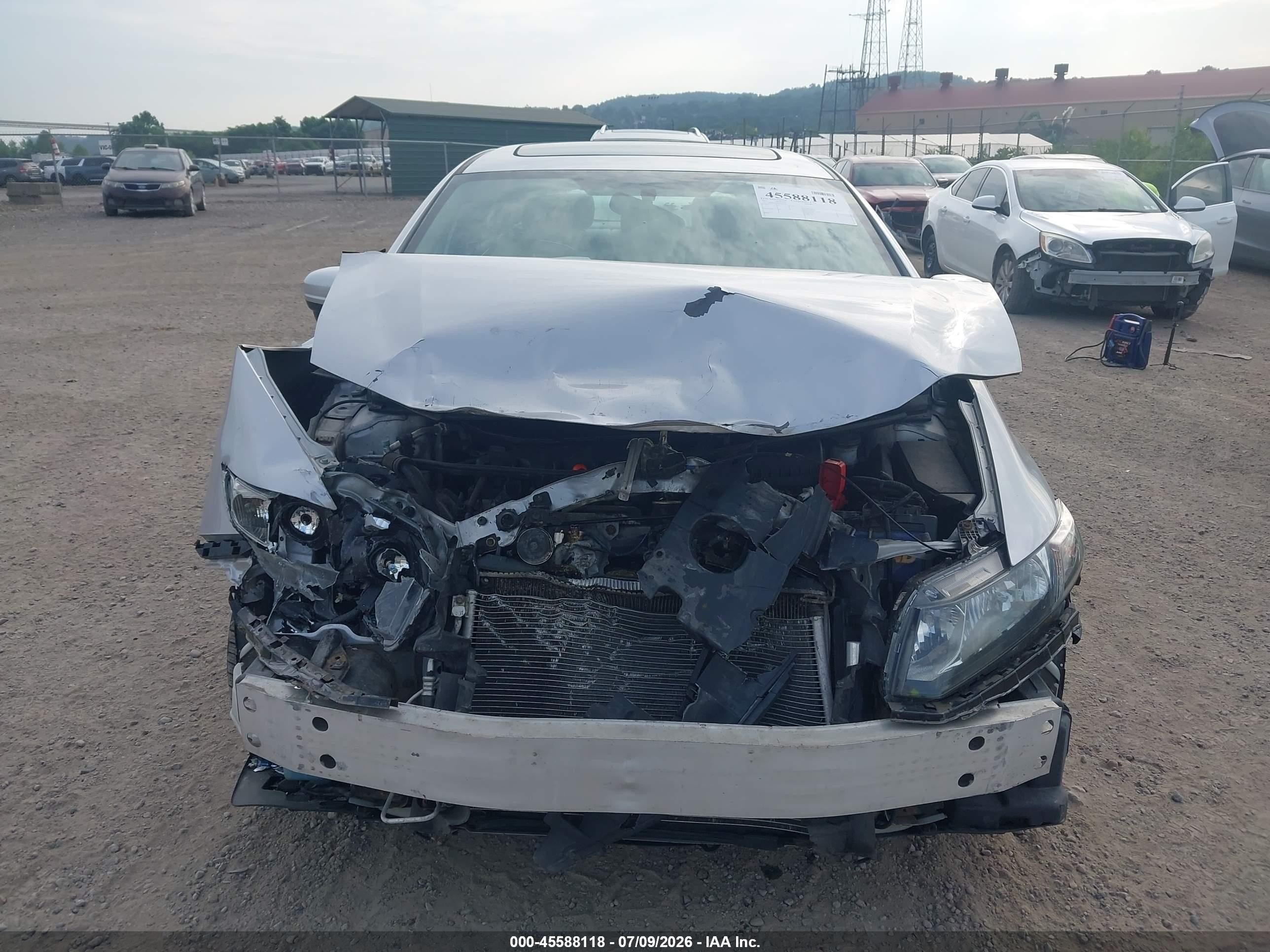 2015 Honda Civic Ex Серебряный vin: 19XFB2F89FE293393