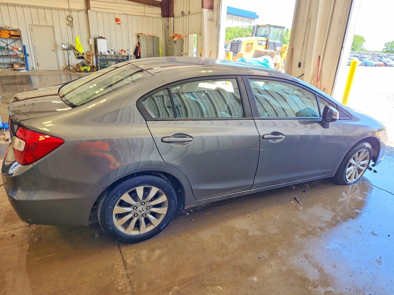 2012 Honda Civic Ex Gray vin: 19XFB2F8XCE001794