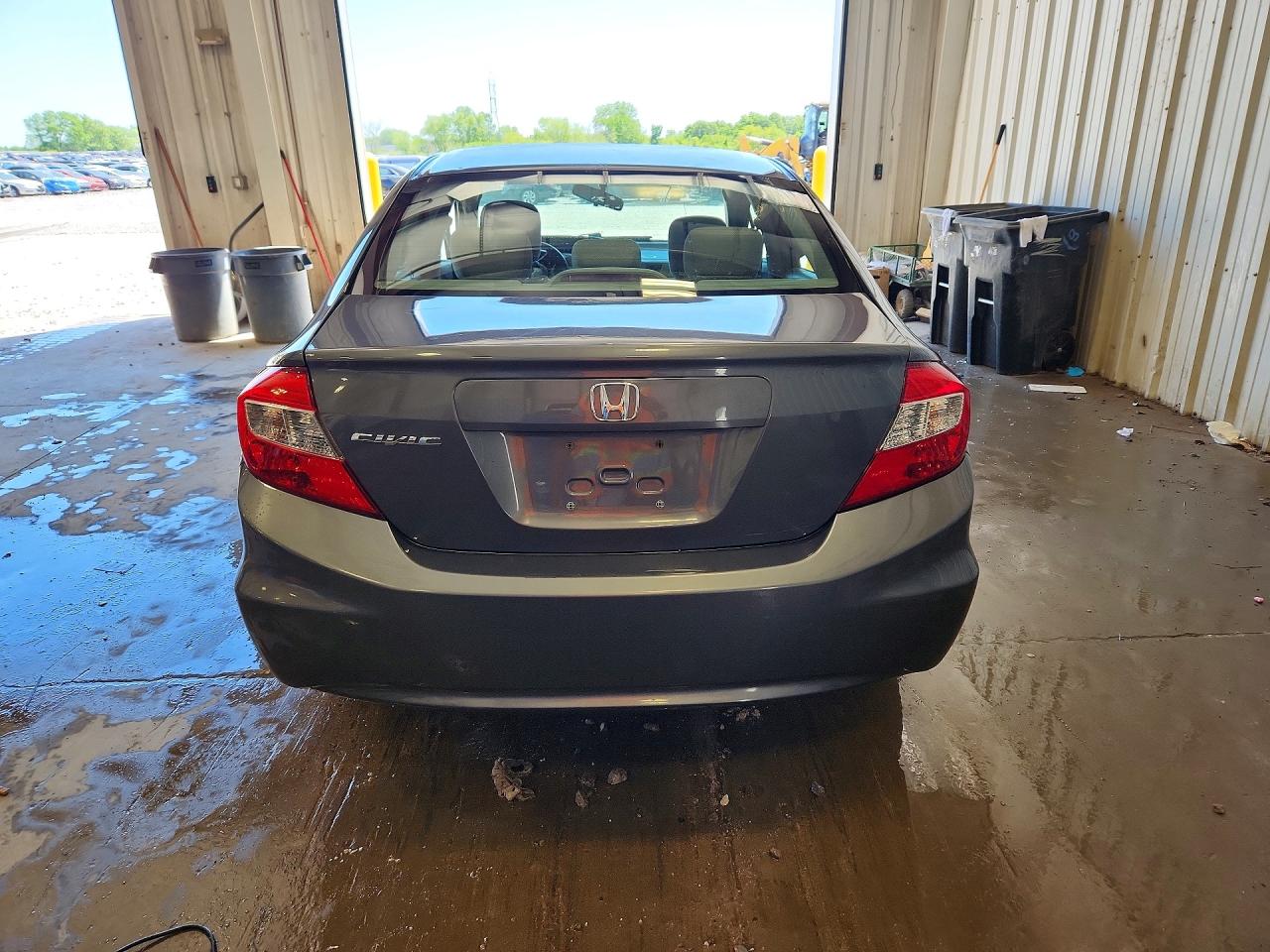 2012 Honda Civic Ex Gray vin: 19XFB2F8XCE001794