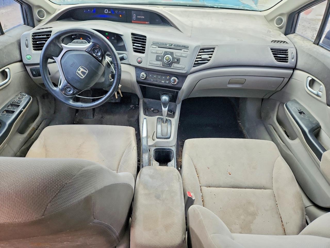 2012 Honda Civic Ex Charcoal vin: 19XFB2F8XCE019390