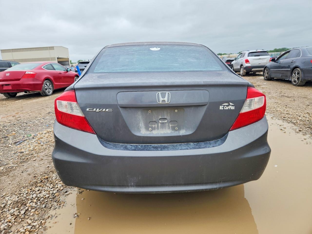 2012 Honda Civic Ex Charcoal vin: 19XFB2F8XCE019390