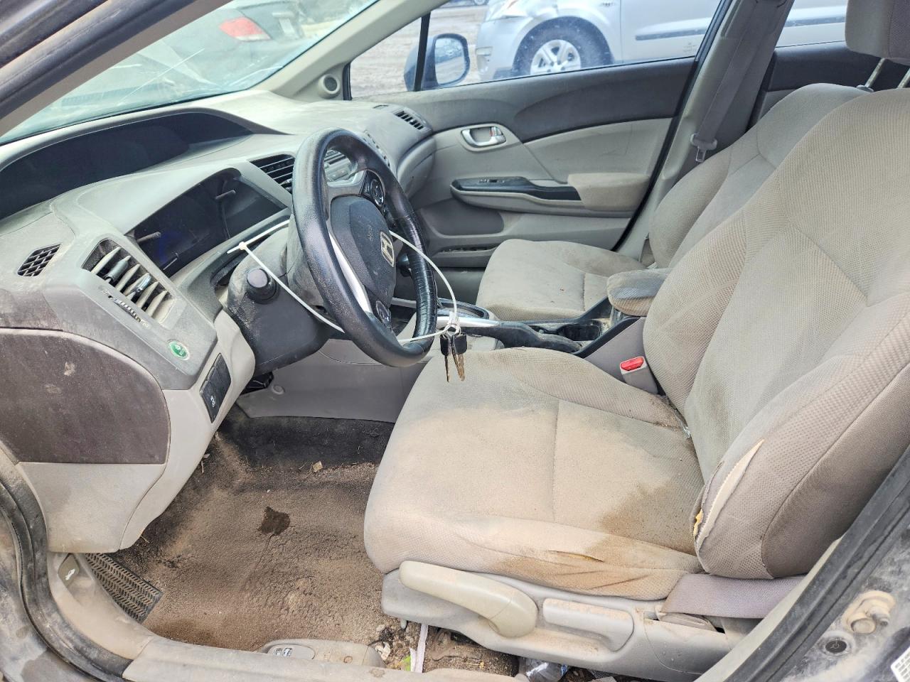 2012 Honda Civic Ex Charcoal vin: 19XFB2F8XCE019390