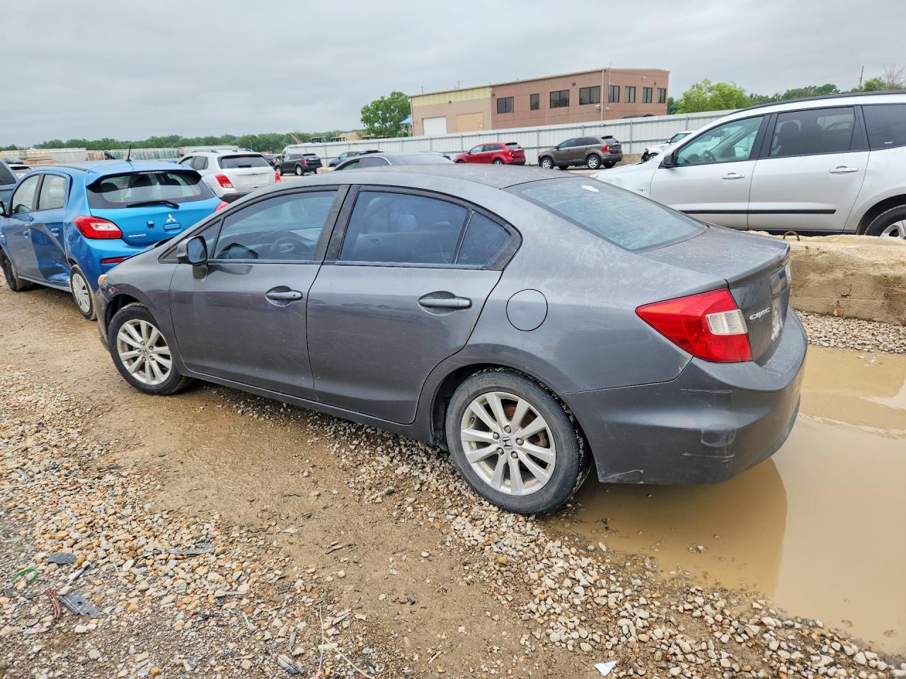 2012 Honda Civic Ex Charcoal vin: 19XFB2F8XCE019390
