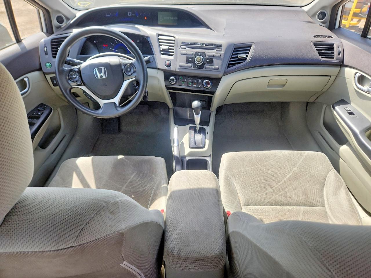 2012 Honda Civic Ex White vin: 19XFB2F8XCE057055