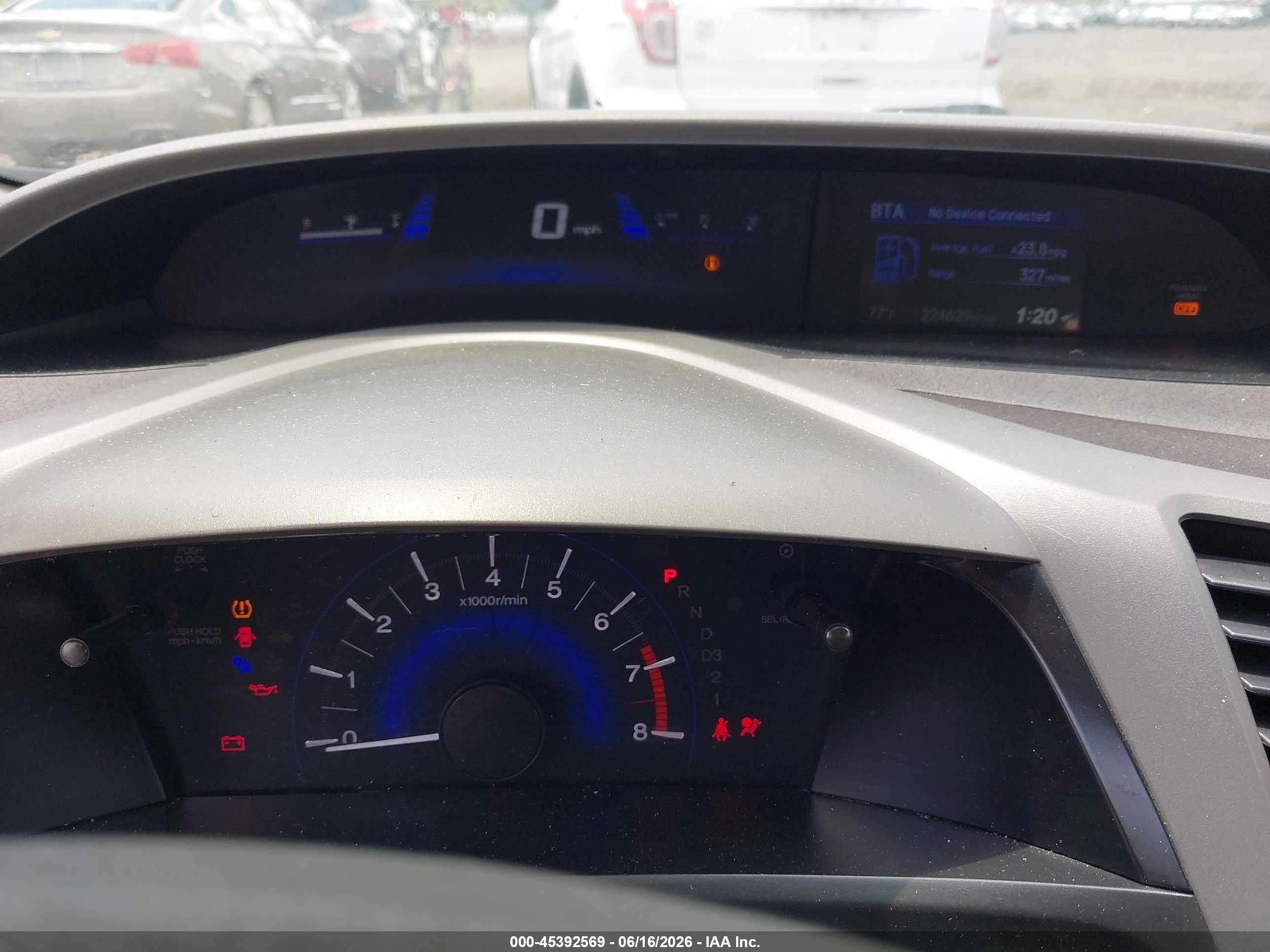 2012 Honda Civic Ex Gray vin: 19XFB2F8XCE089794