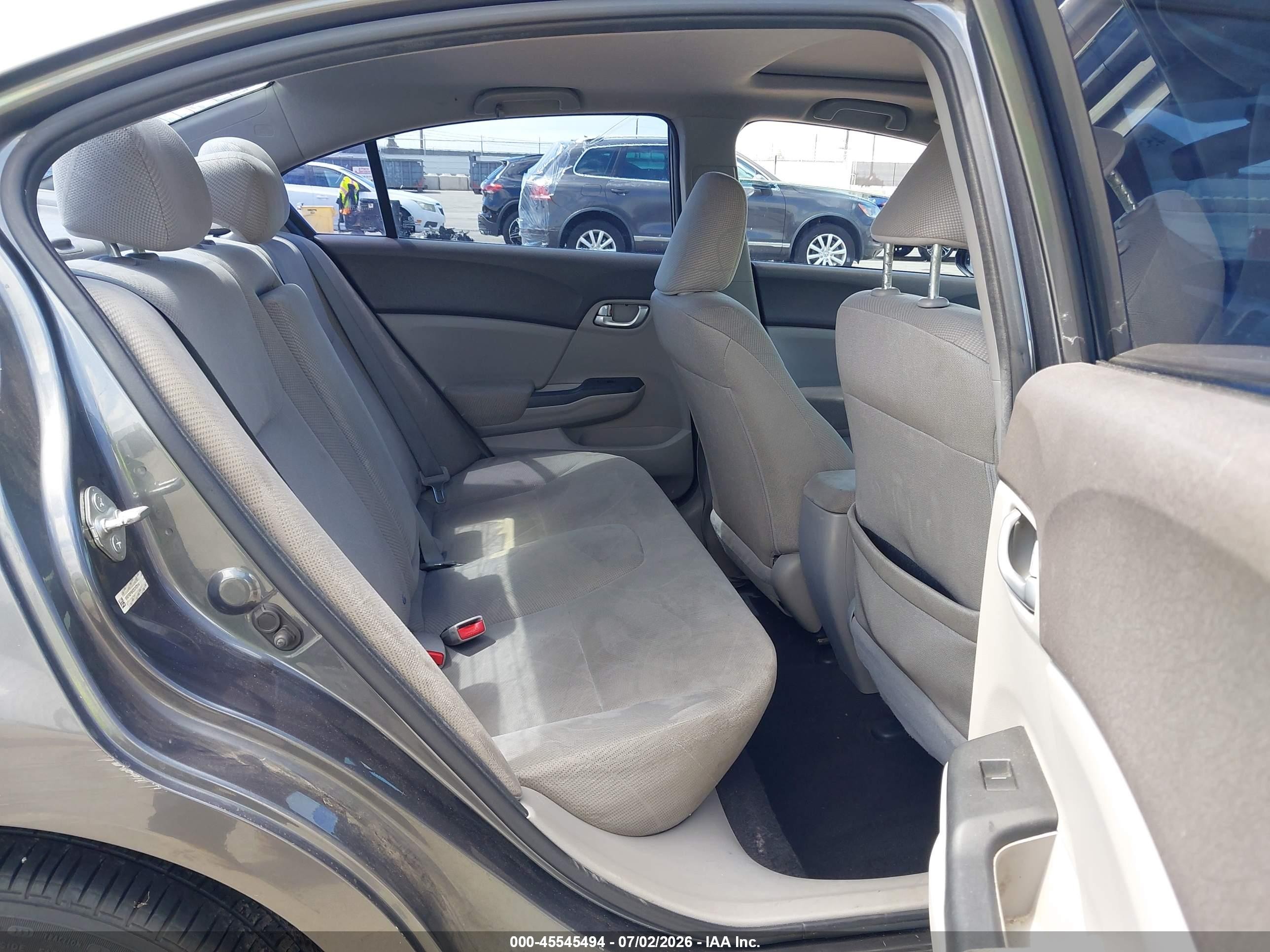 2012 Honda Civic Ex Gray vin: 19XFB2F8XCE312514