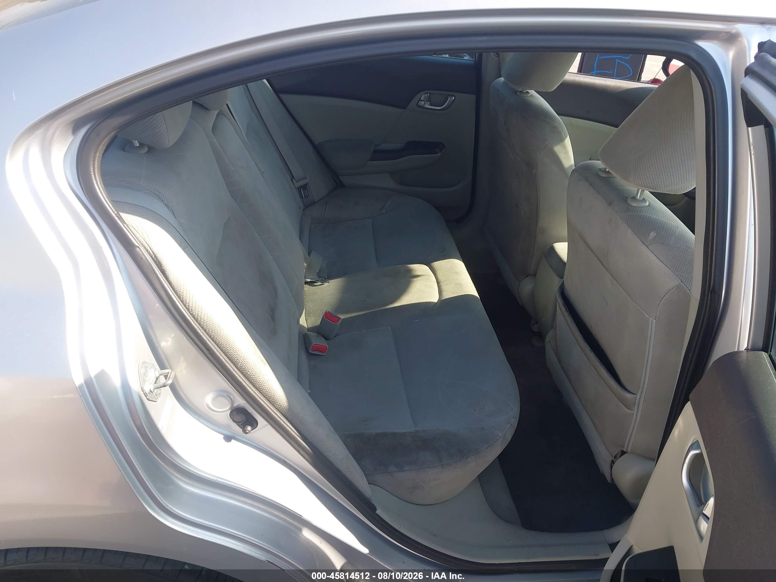 2012 Honda Civic Ex Silver vin: 19XFB2F8XCE327675