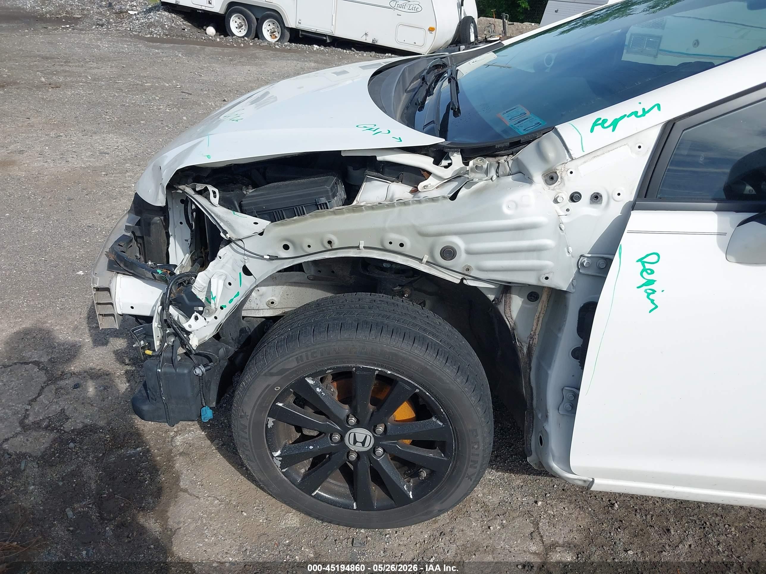 2012 Honda Civic Ex White vin: 19XFB2F8XCE334478